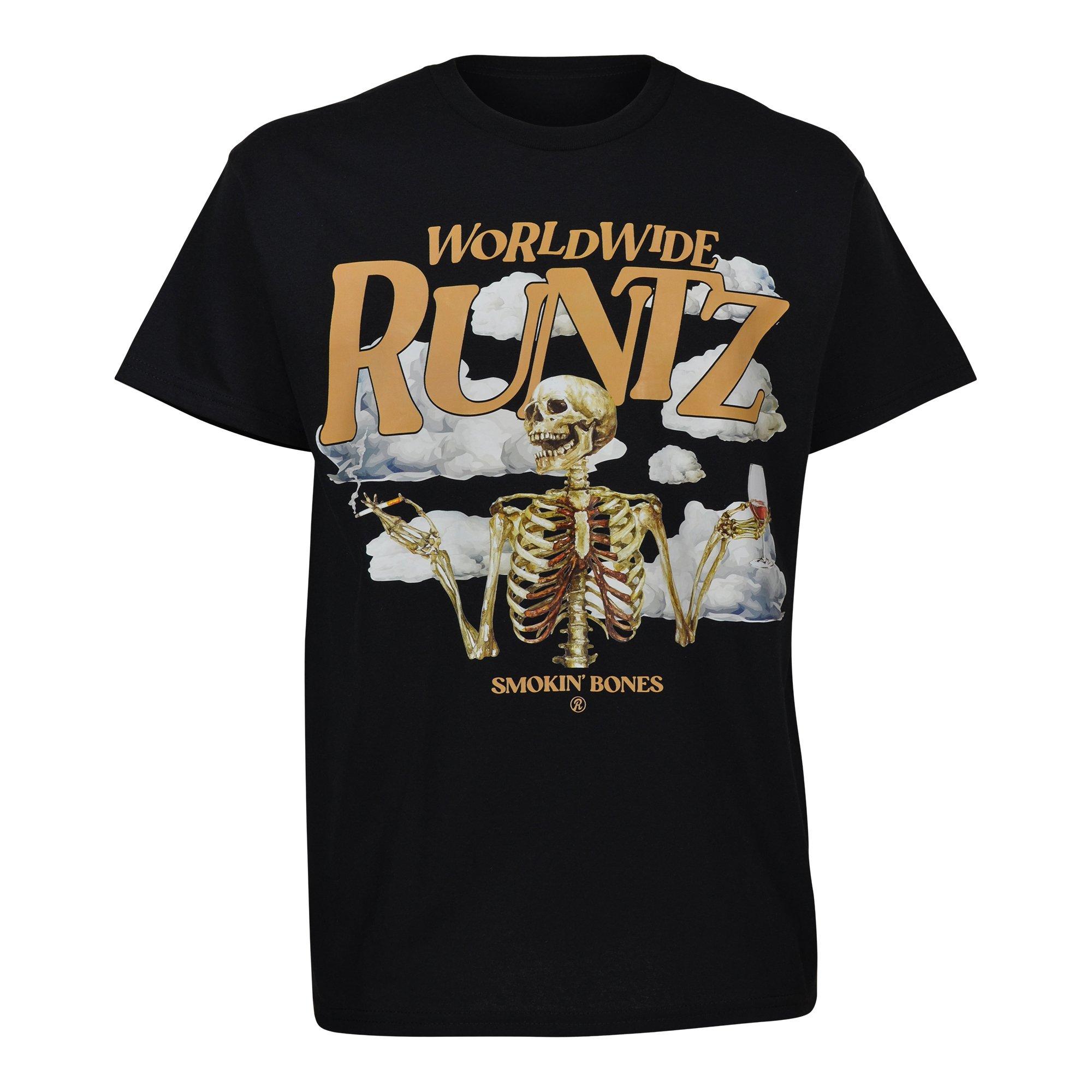 Runtz Men's Smokin Clouds Tee - Black - BLACK