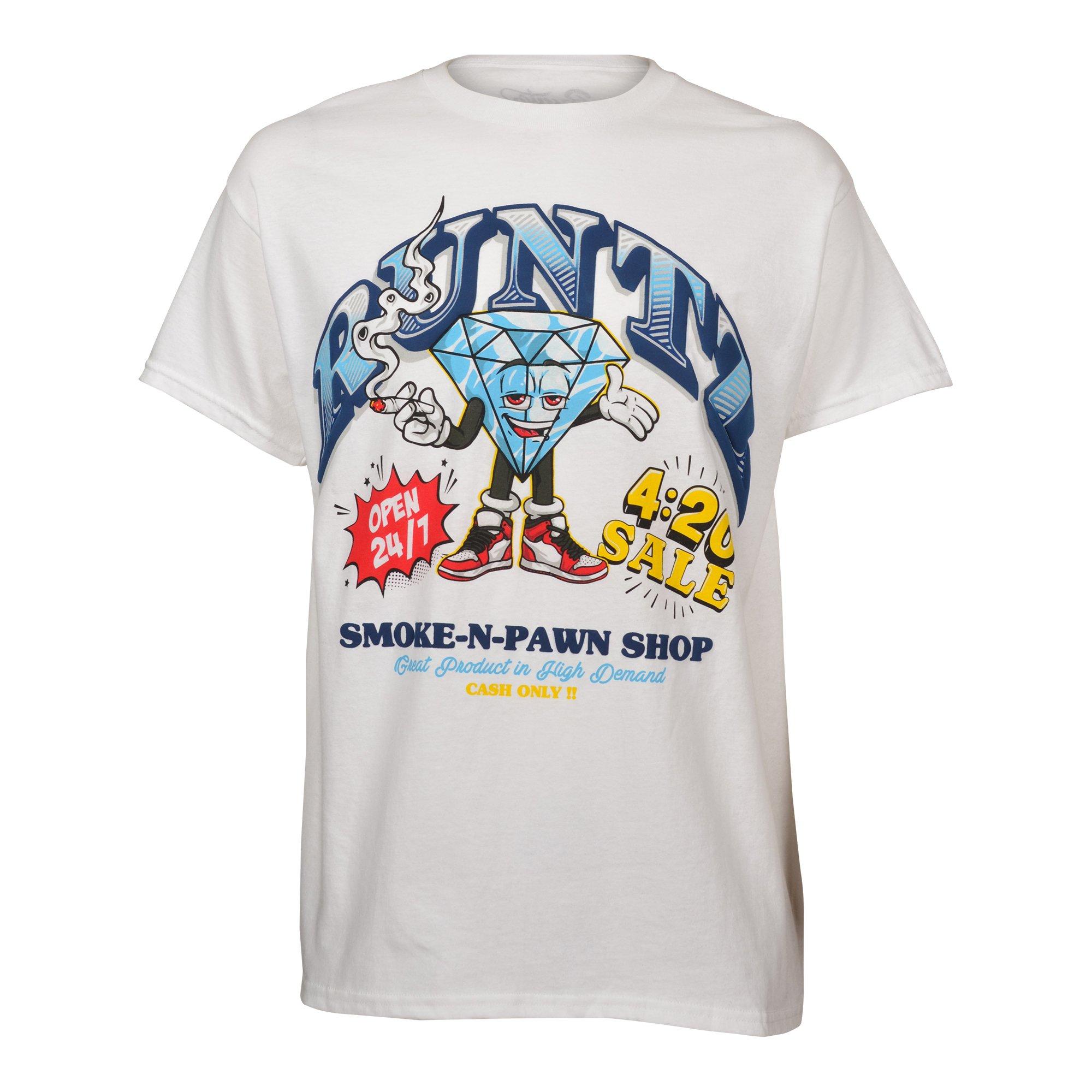 Runtz Men's 420 Smoke Shop Tee - White - WHITE