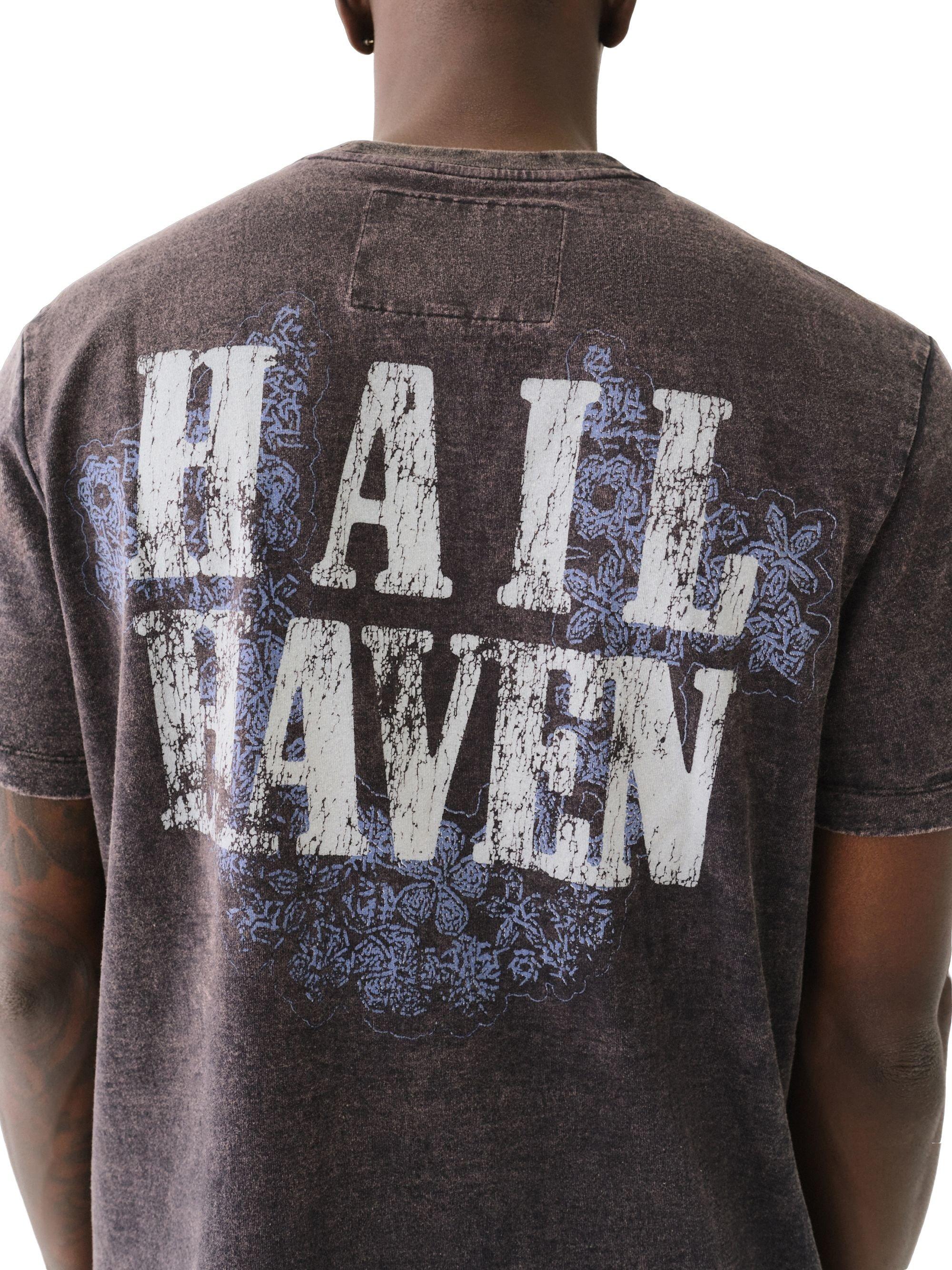 True Religion X Bad Weather Relaxed Hail Haven Men's Black Tee