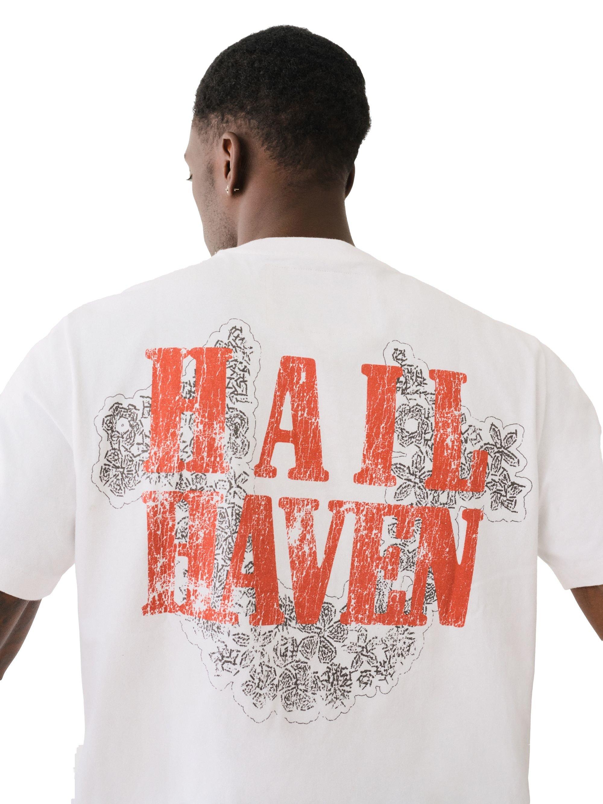 True Religion X Bad Weather Relaxed Hail Haven Men's White Tee