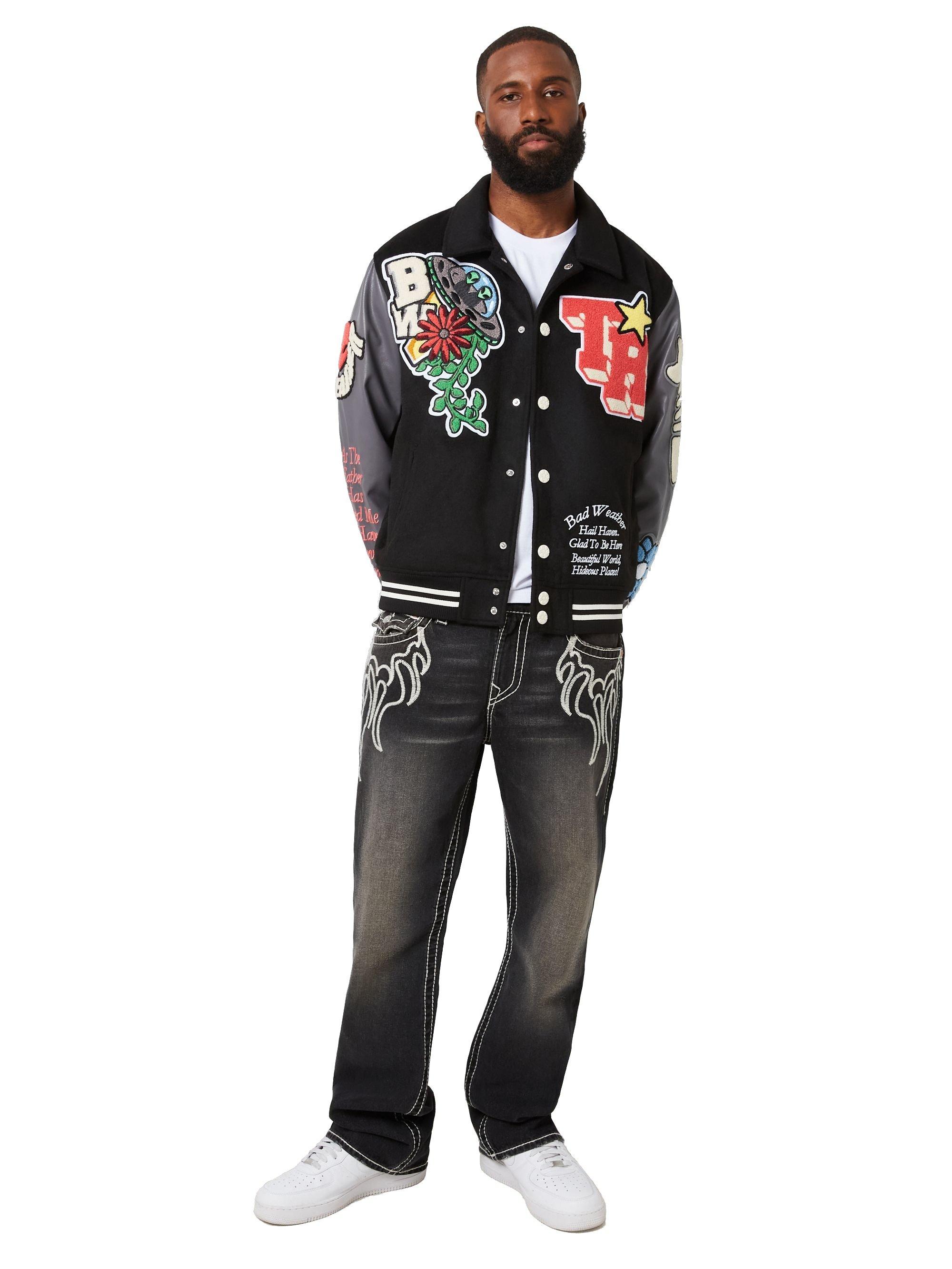 True Religion X Bad Weather Varsity Men's Jacket