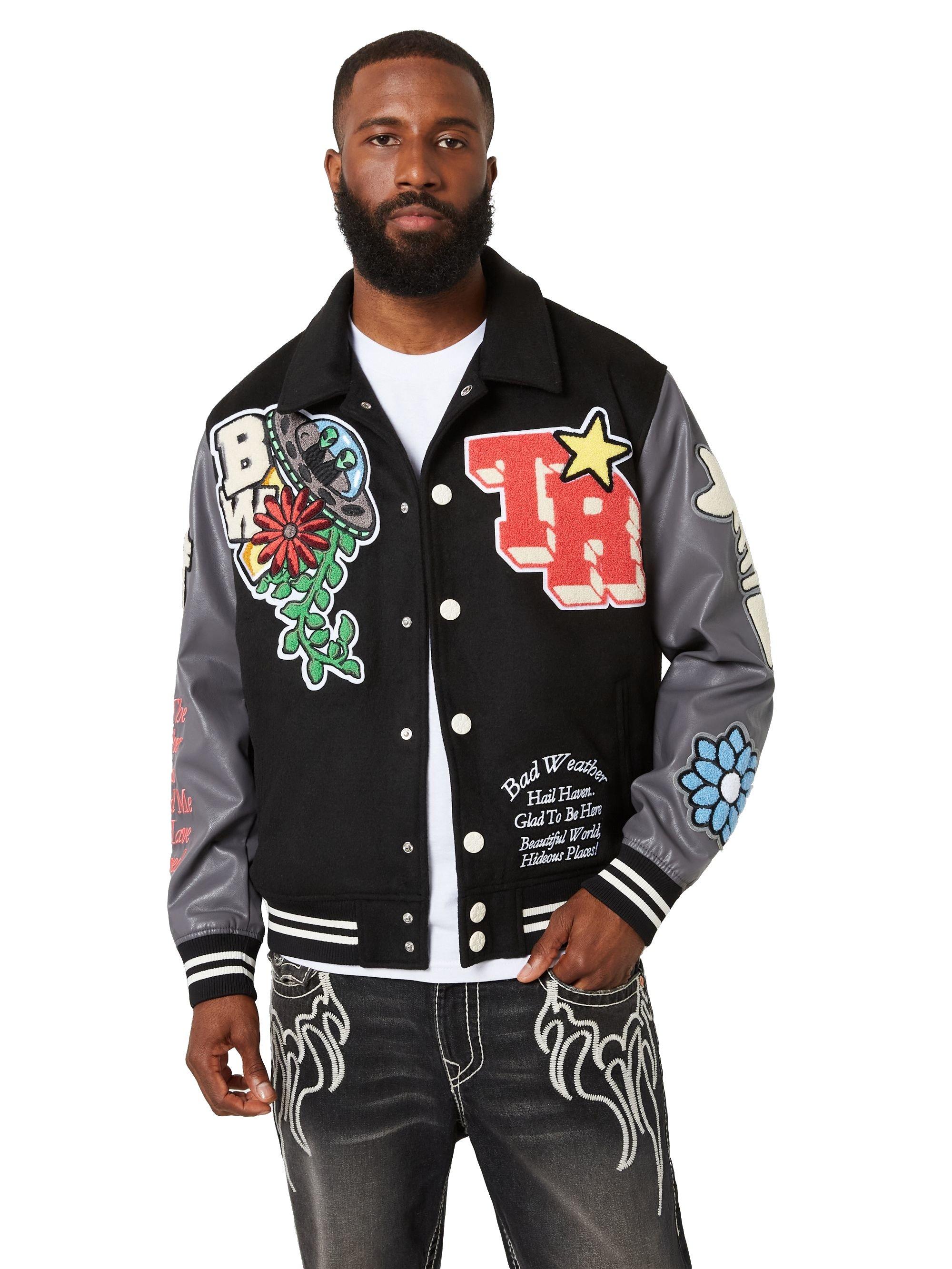 True Religion X Bad Weather Varsity Men's Jacket