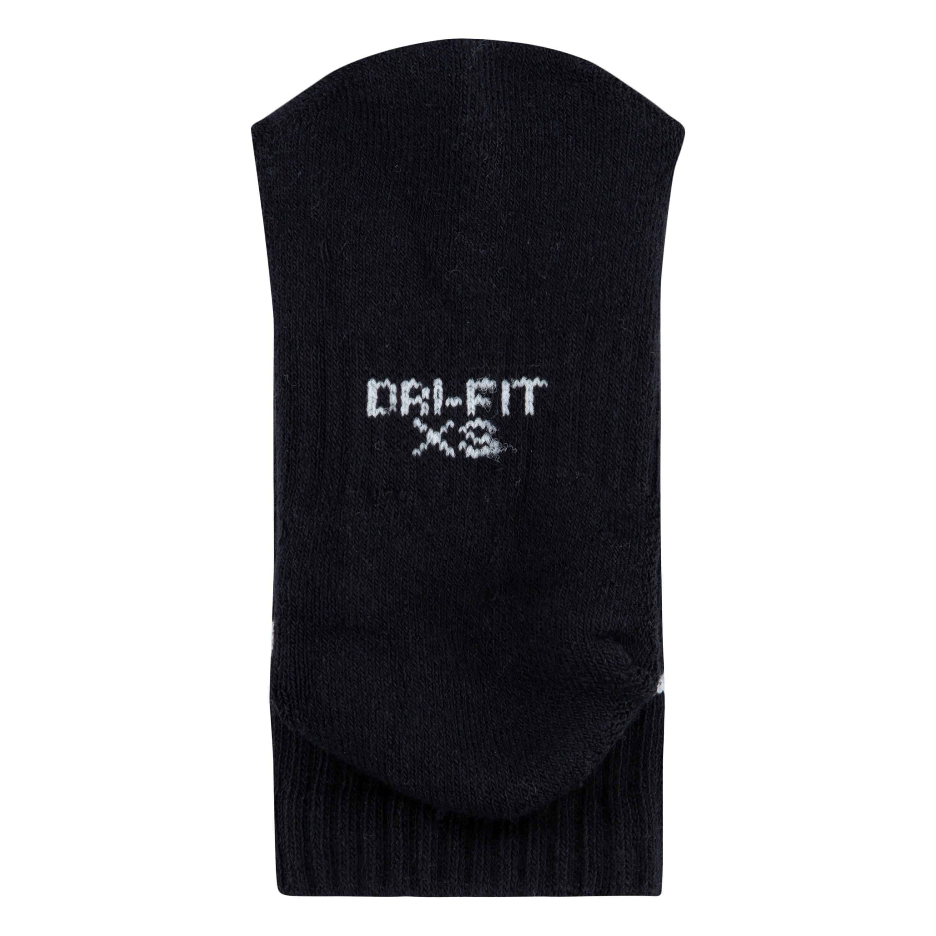 Nike Kids' Dri-FIT 6-Pack Crew Socks - Black/White/Grey