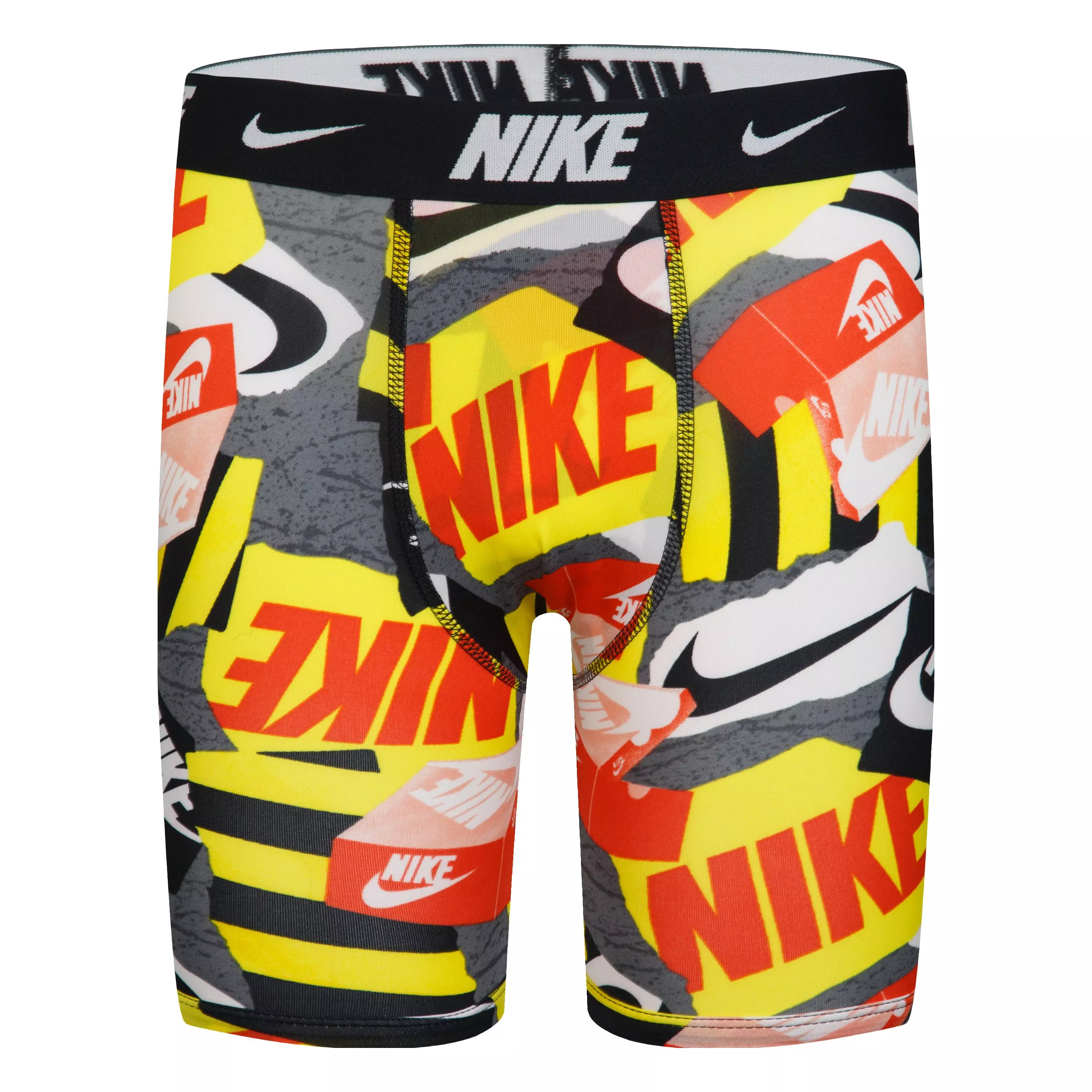 Nike Big Boys' Dri-FIT Printed Underwear-2PK - WHITE