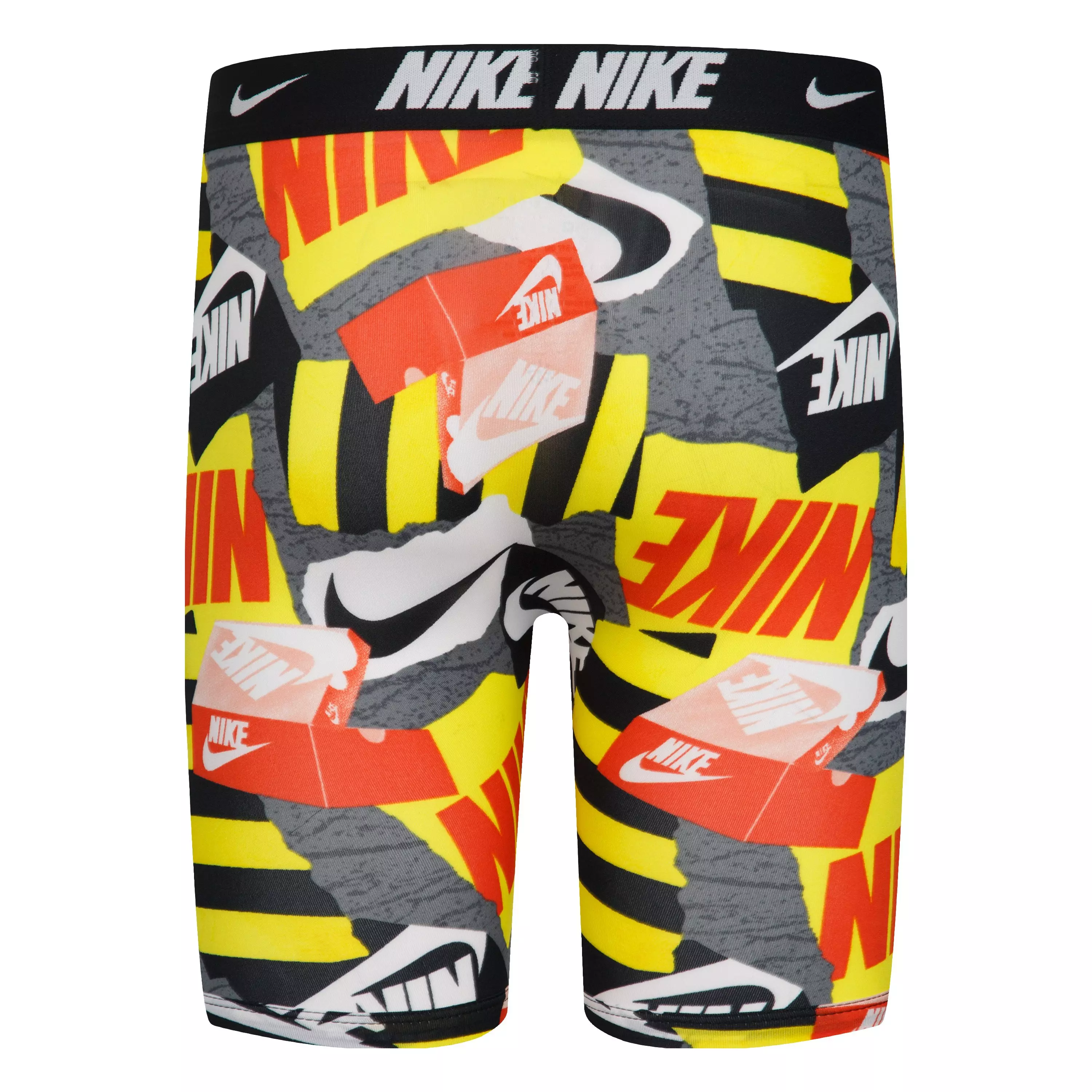 Nike Big Boys' Dri-FIT Printed Underwear-2PK - WHITE