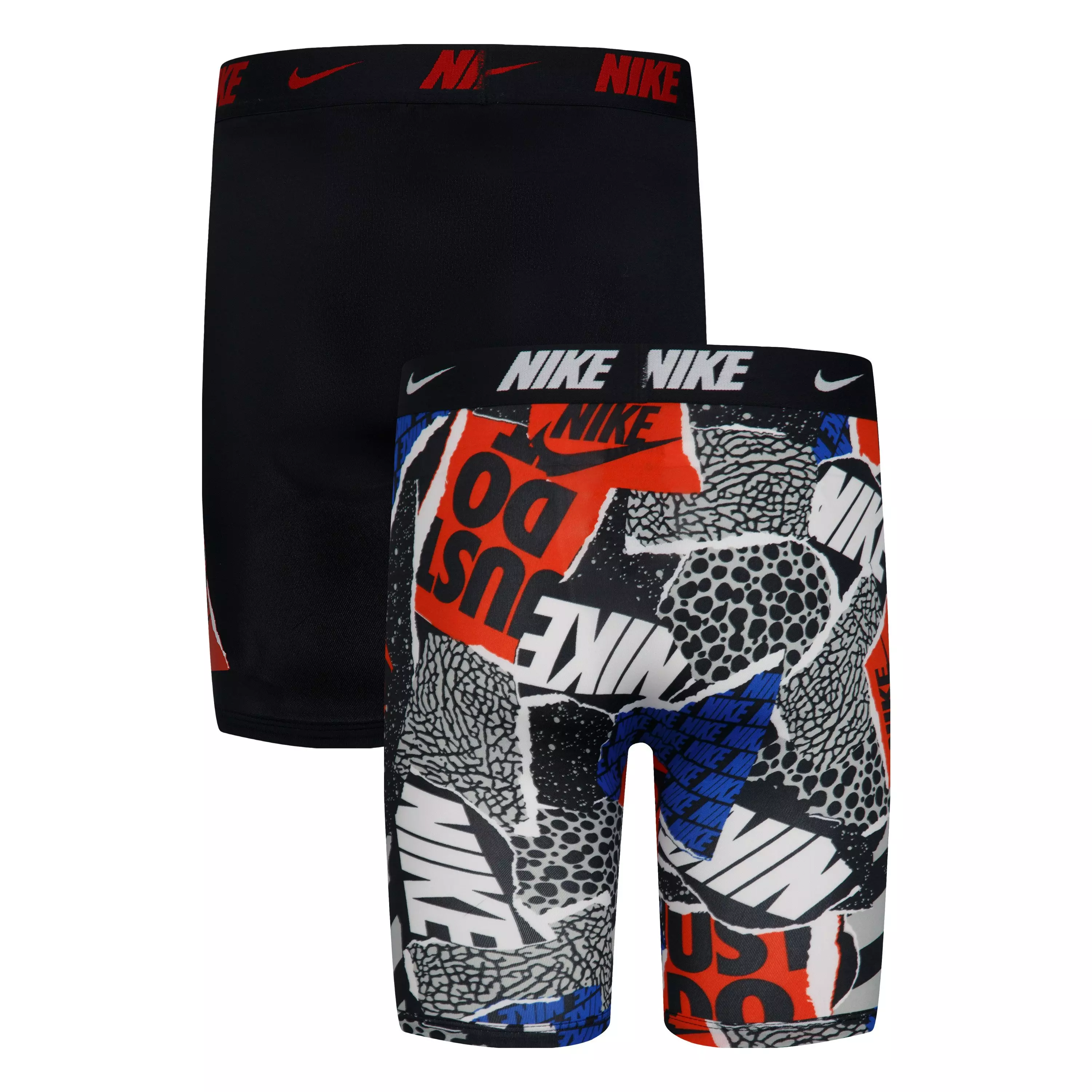 Nike Big Boys' Dri-FIT Printed Underwear (2 Pack) - RED