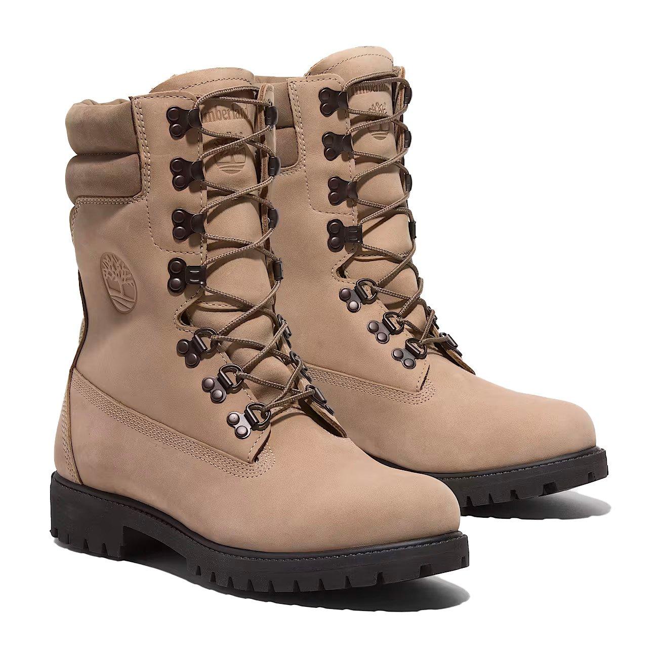 Timberland Premium Super "Beige Nubuck" Men's Waterproof Boot - BEIGE Thumbnail View 3