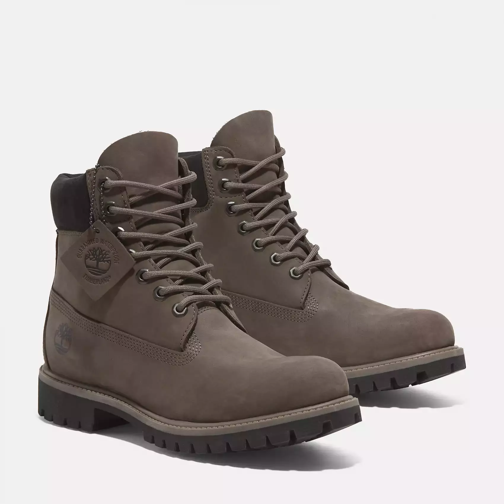 Timberland 6-Inch Premium "Brown Nubuck" Men's Waterproof Boot - BROWN