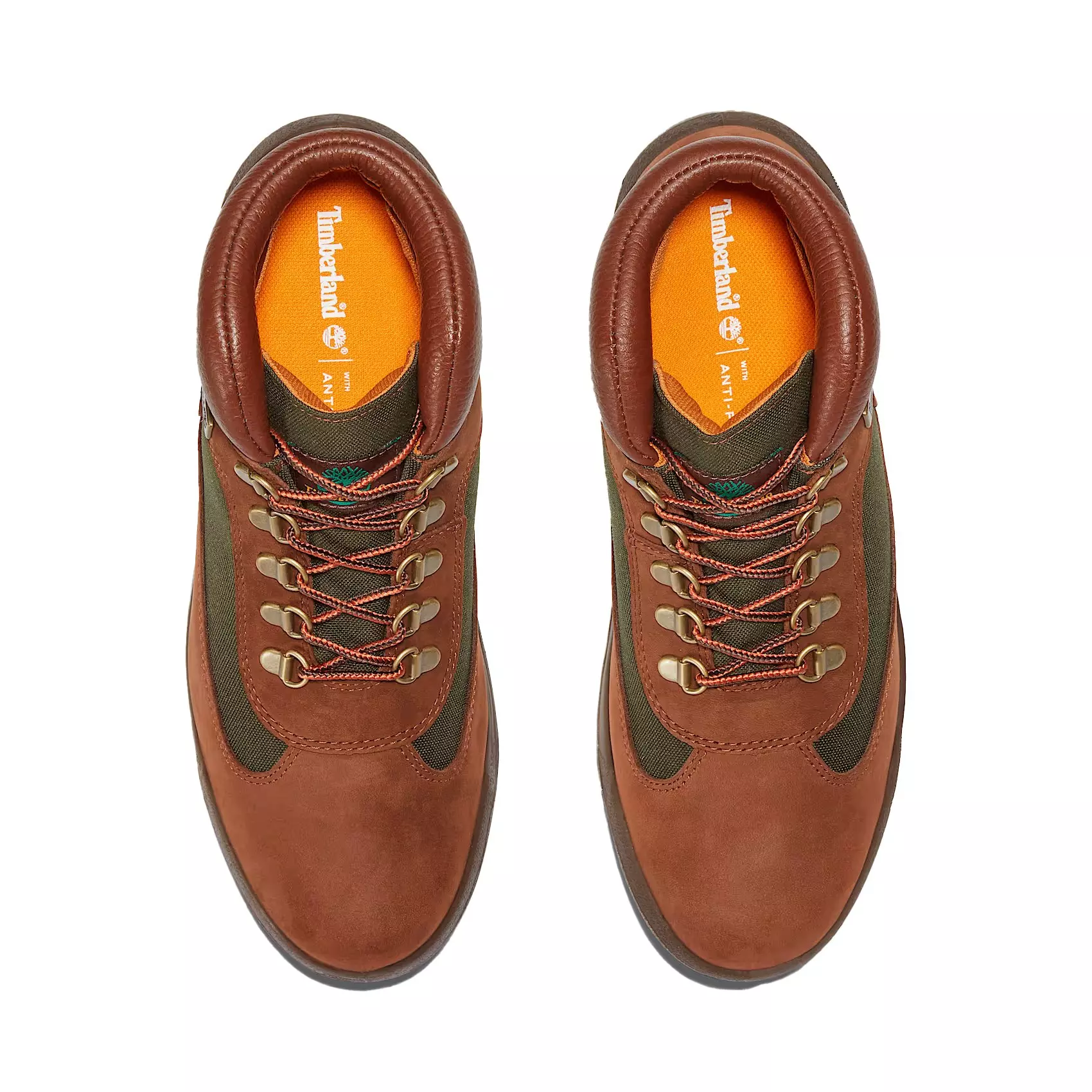 Timberland Field Mid Lace-Up "Brown/Green" Men's Waterproof Boot