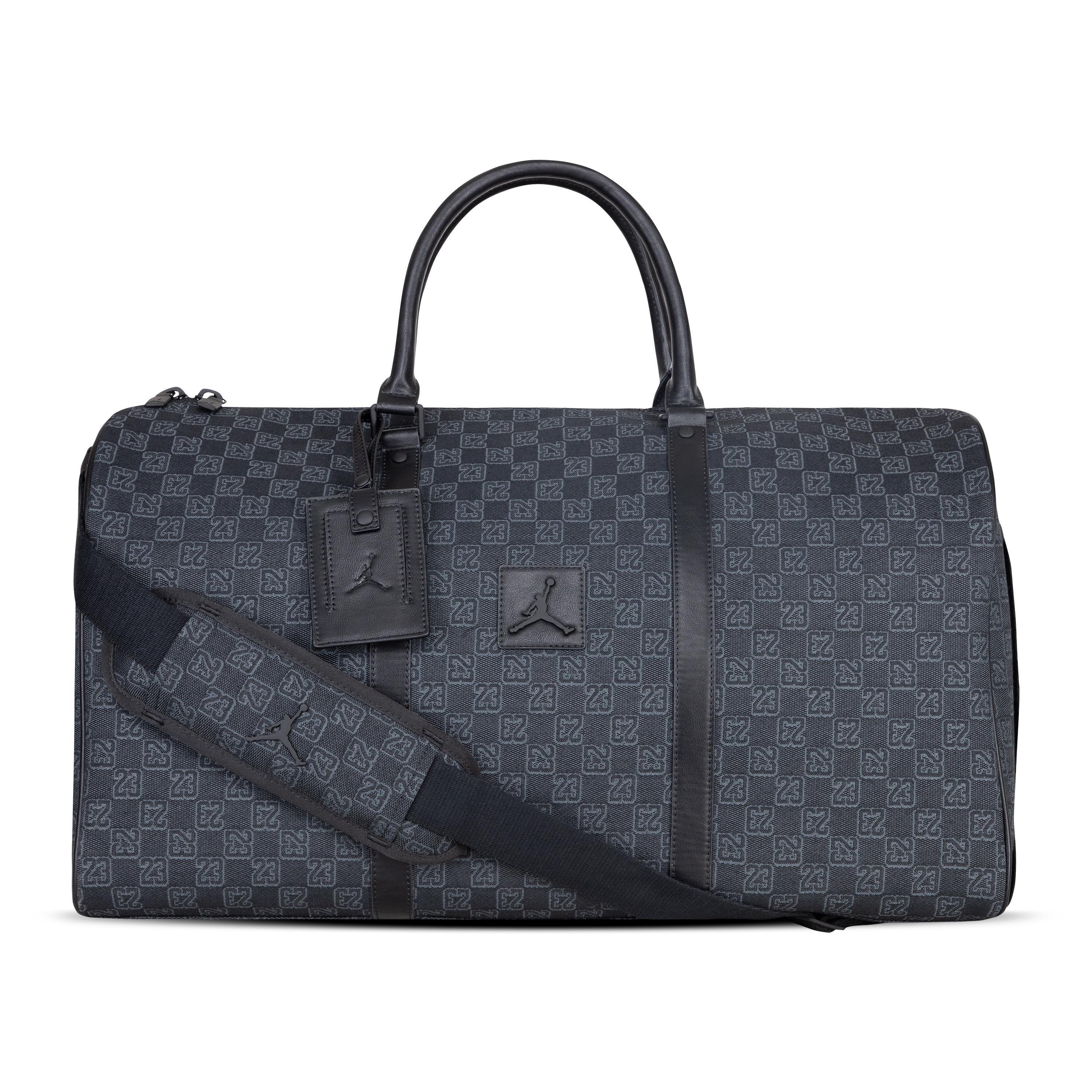 Jordan Monogram Duffle Bag-Black - BLACK Thumbnail View 1
