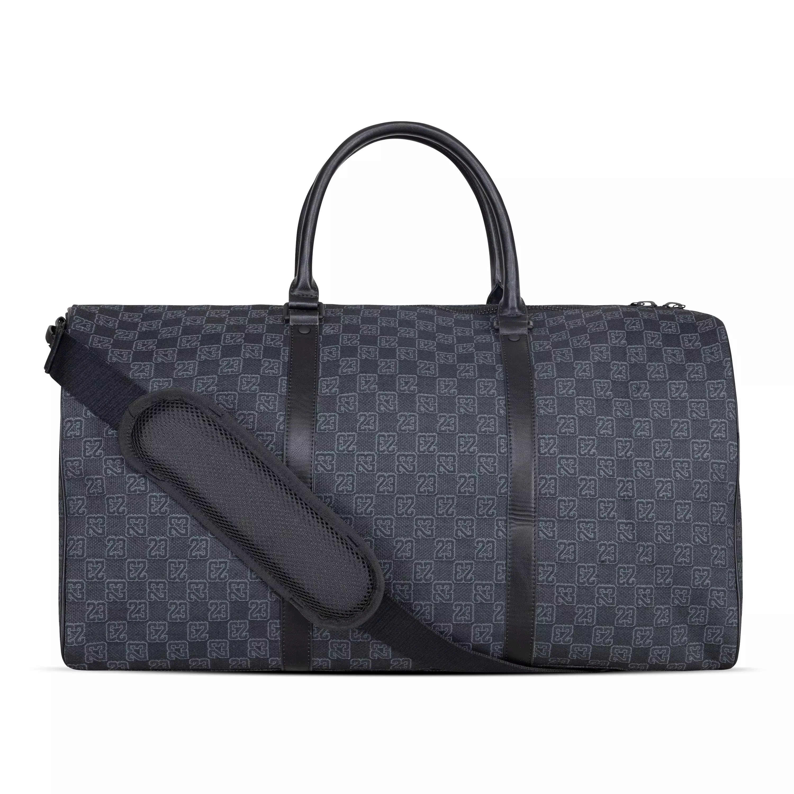 Jordan Monogram Duffle Bag-Black - BLACK