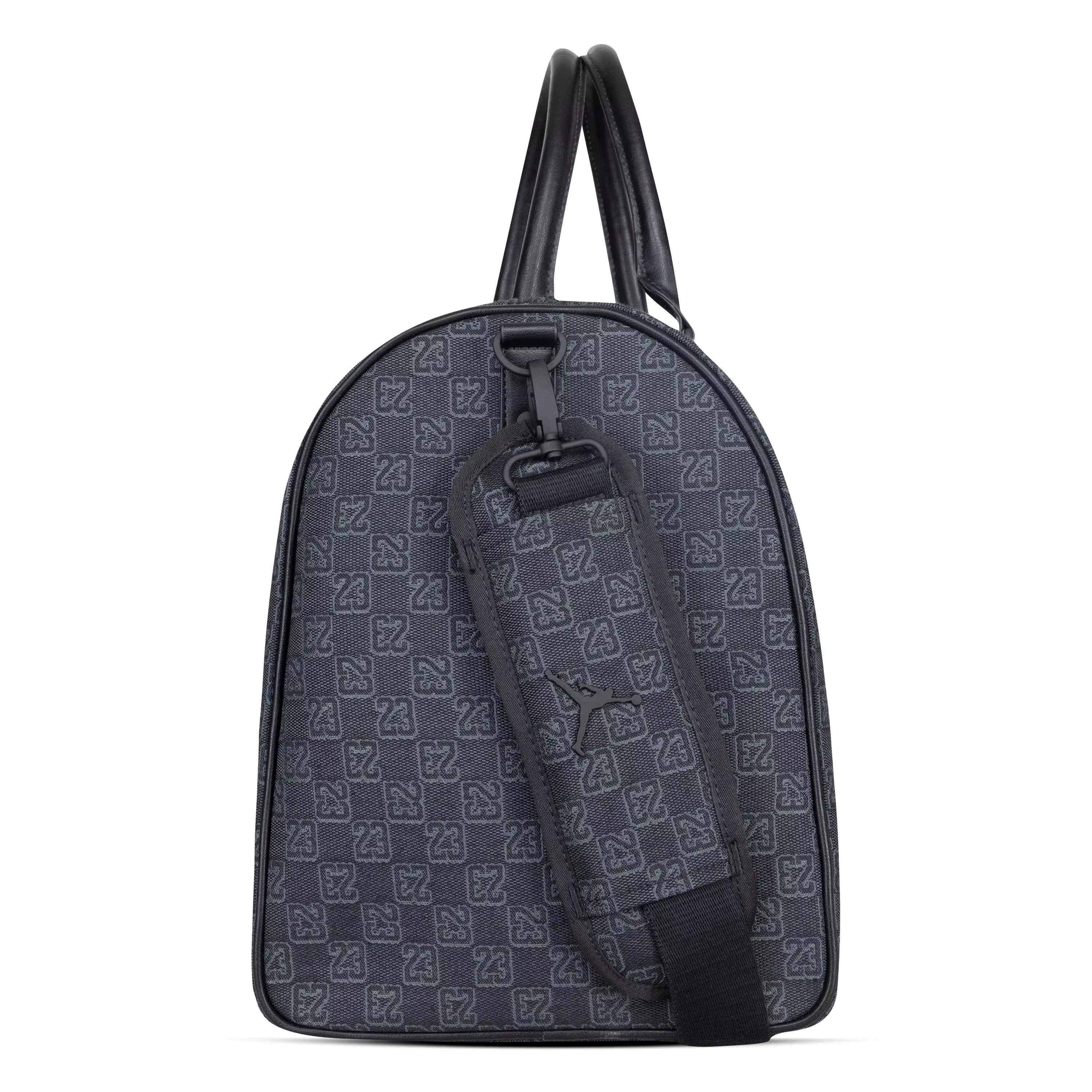 Jordan Monogram Duffle Bag-Black - BLACK