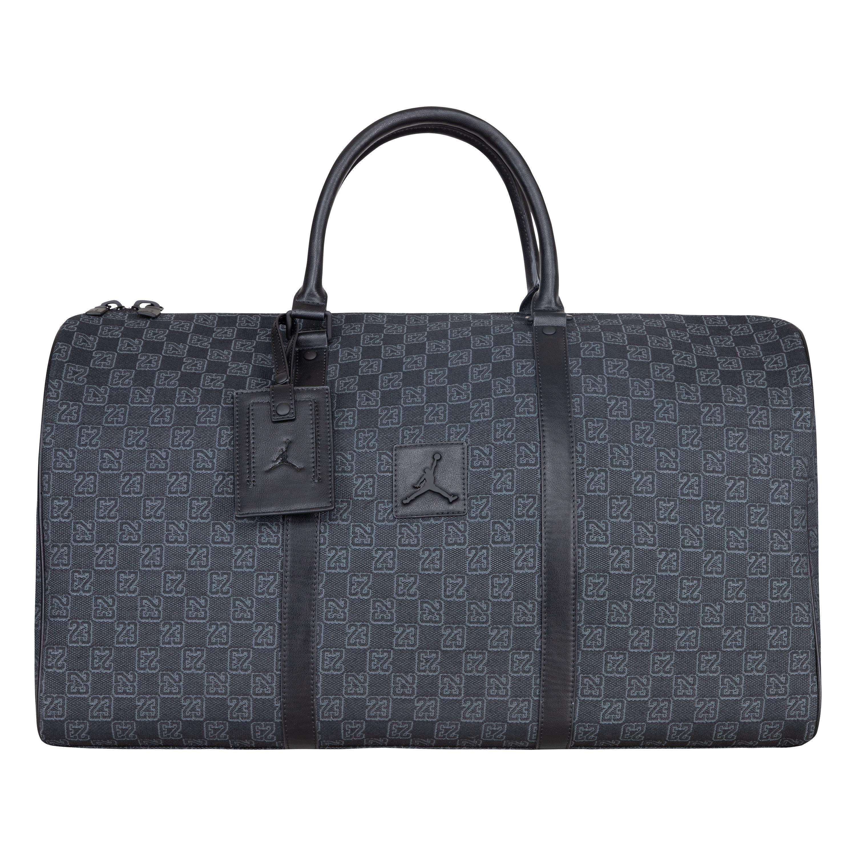 Jordan Monogram Duffle Bag-Black - BLACK Thumbnail View 3