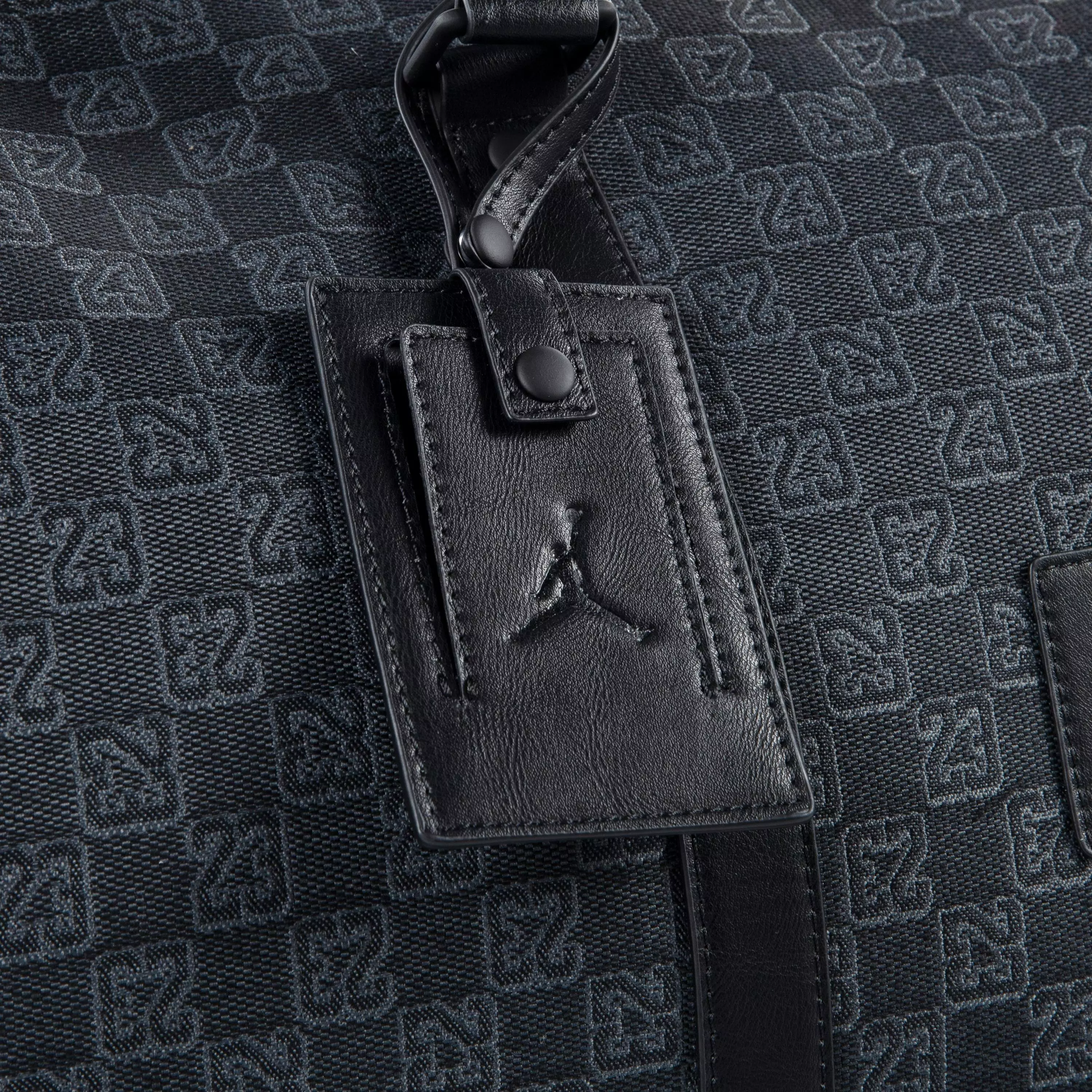 Jordan Monogram Duffle Bag-Black - BLACK