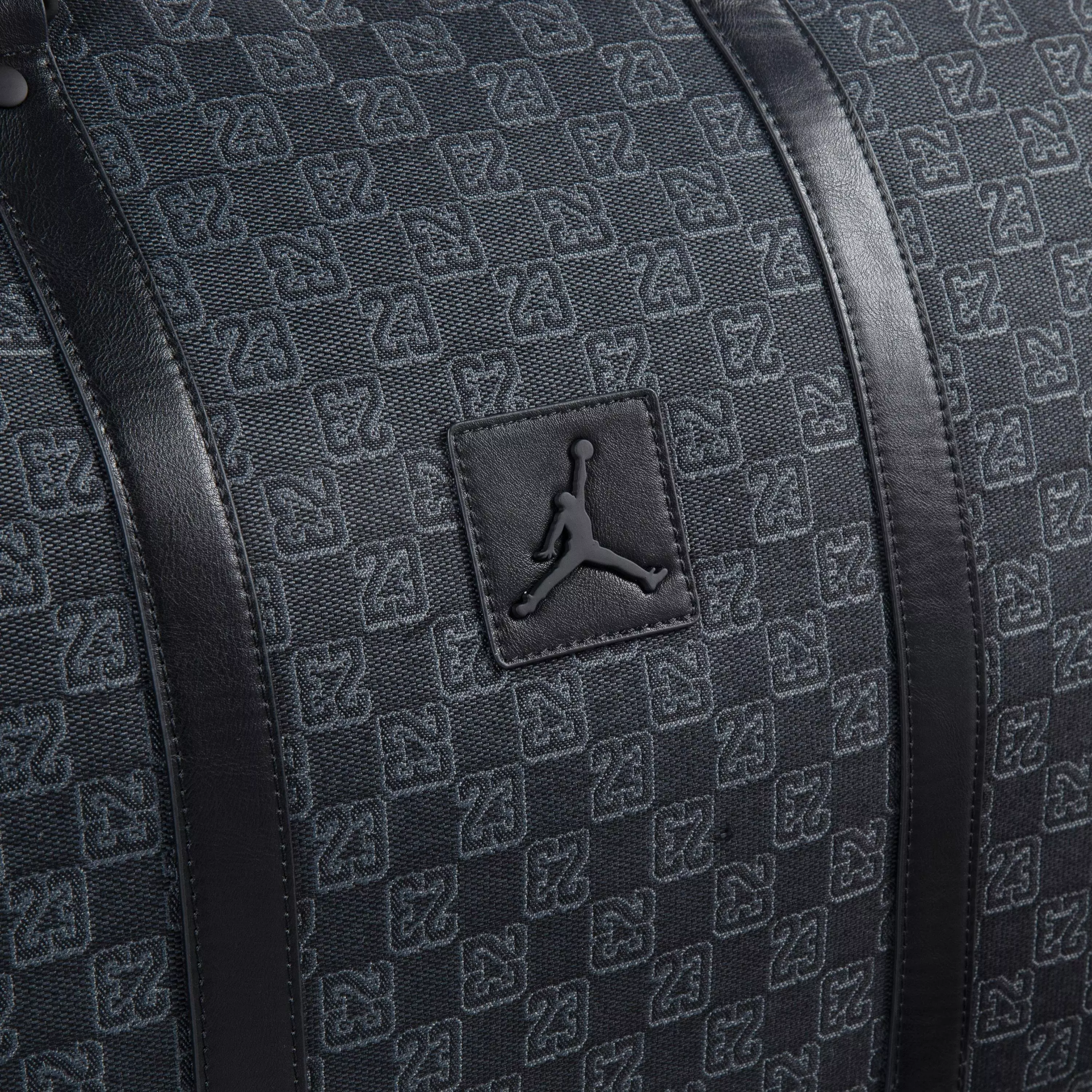 Jordan Monogram Duffle Bag-Black - BLACK