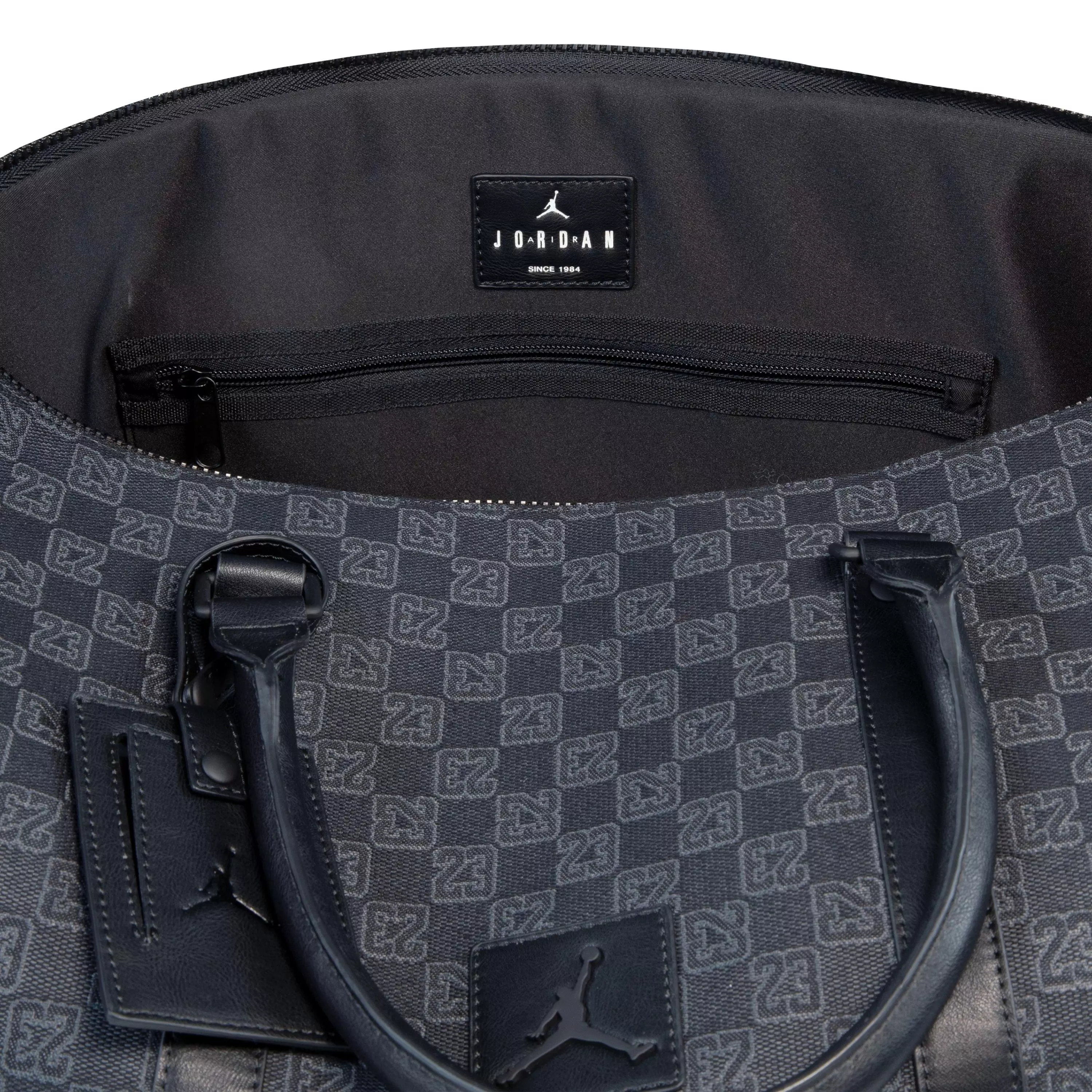 Jordan Monogram Duffle Bag-Black - BLACK
