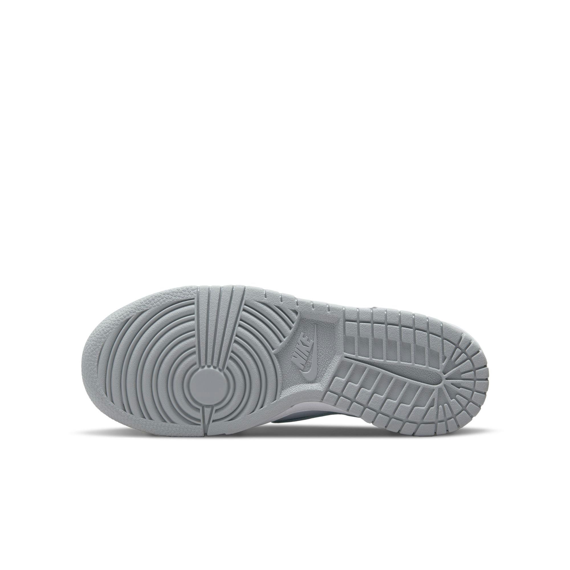 Nike Dunk Low Grade School Boys' "Pure Platinum/White/Wolf Grey" Shoe