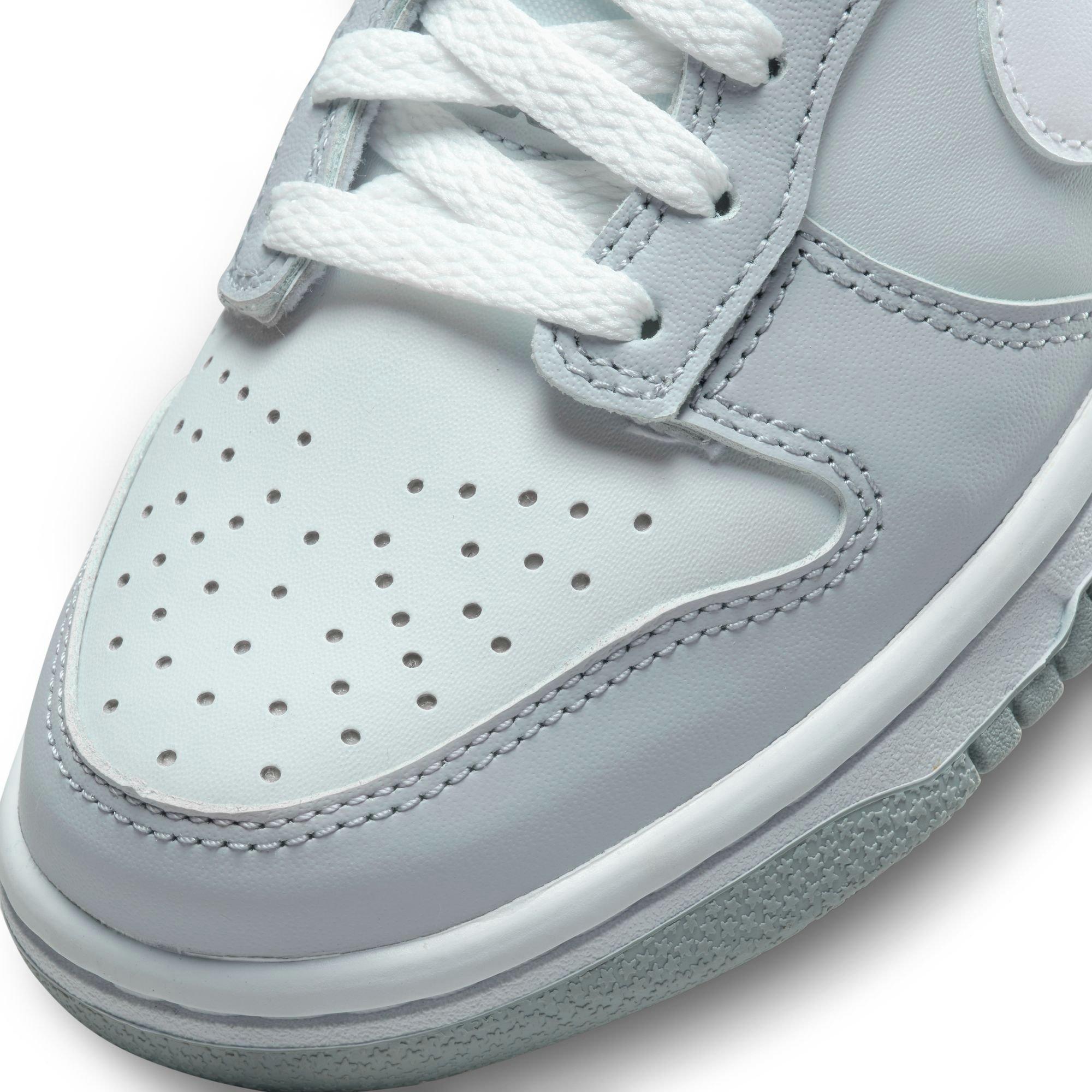 Nike Dunk Low Grade School Boys' "Pure Platinum/White/Wolf Grey" Shoe