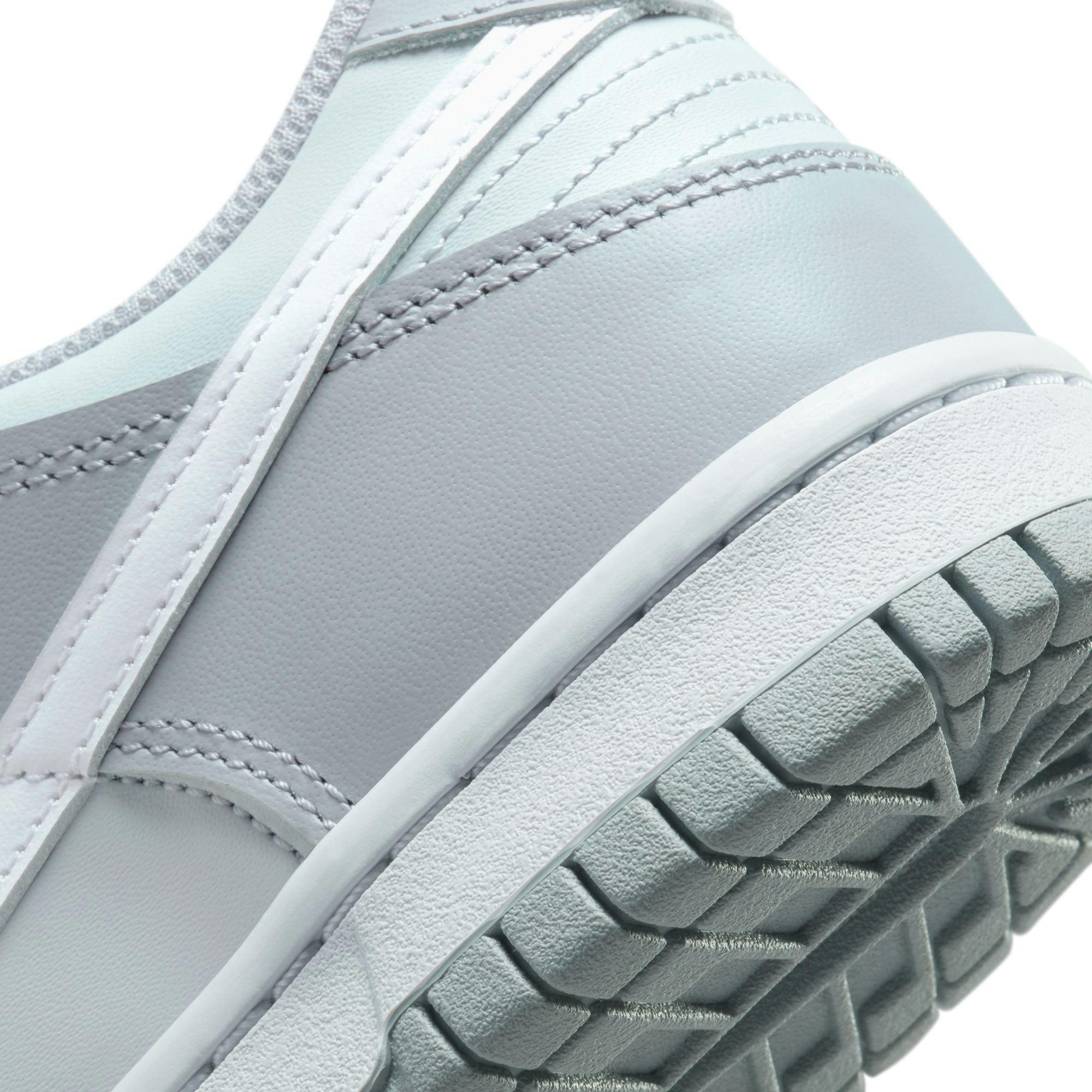 Nike Dunk Low Grade School Boys' "Pure Platinum/White/Wolf Grey" Shoe
