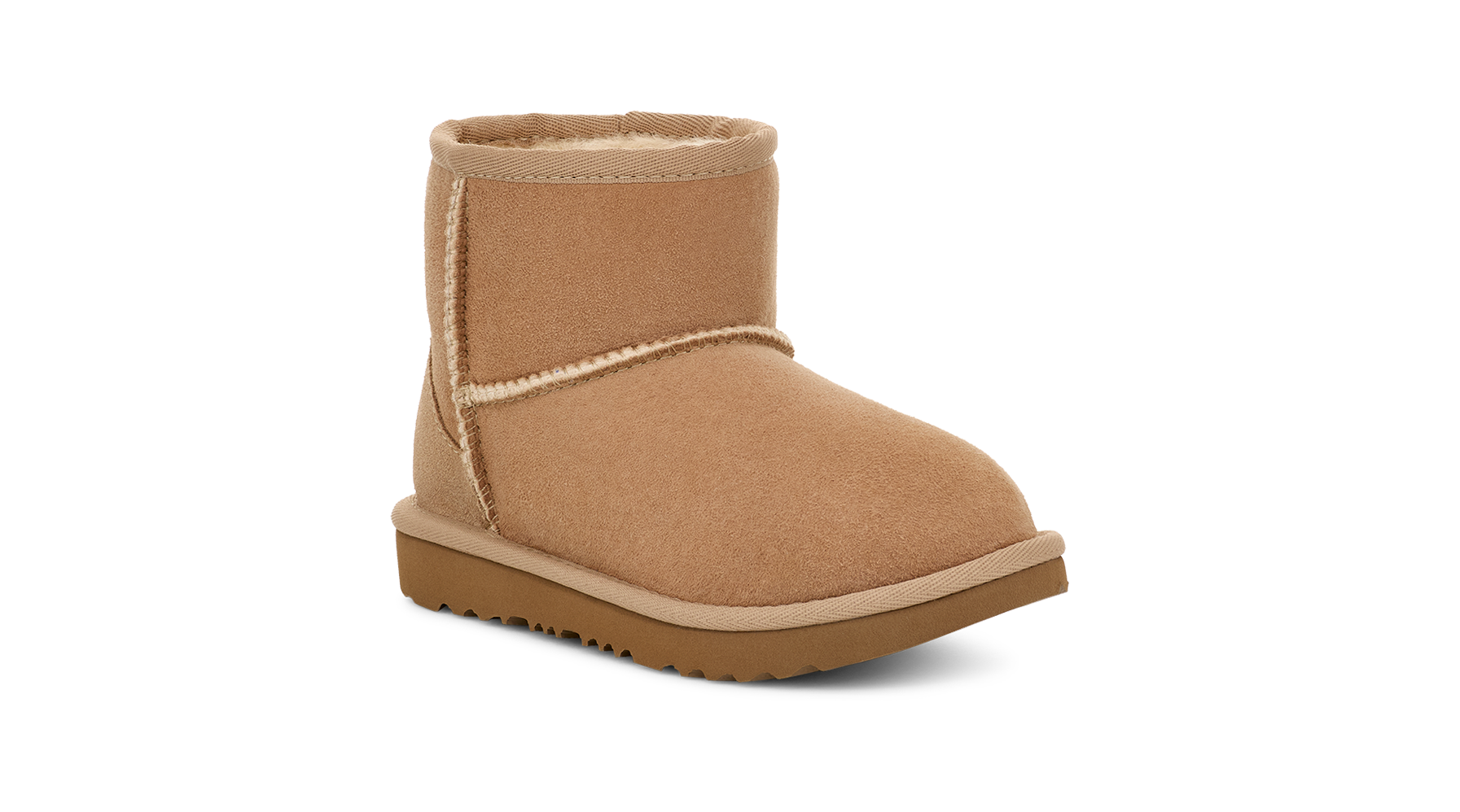 UGG Classic Mini II "Sand" Grade School Girls' Boot - LT BROWN Thumbnail View 6