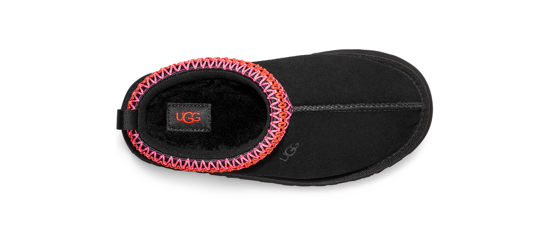 UGG Tazz "Black/Multi" Preschool Girls' Slipper - BLACK Thumbnail View 5