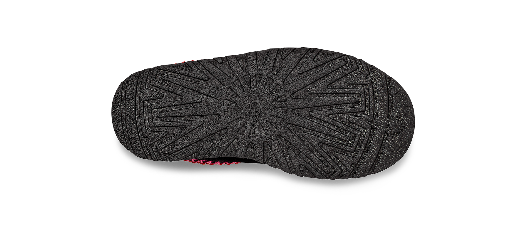 UGG Tazz "Black/Multi" Preschool Girls' Slipper - BLACK Thumbnail View 6