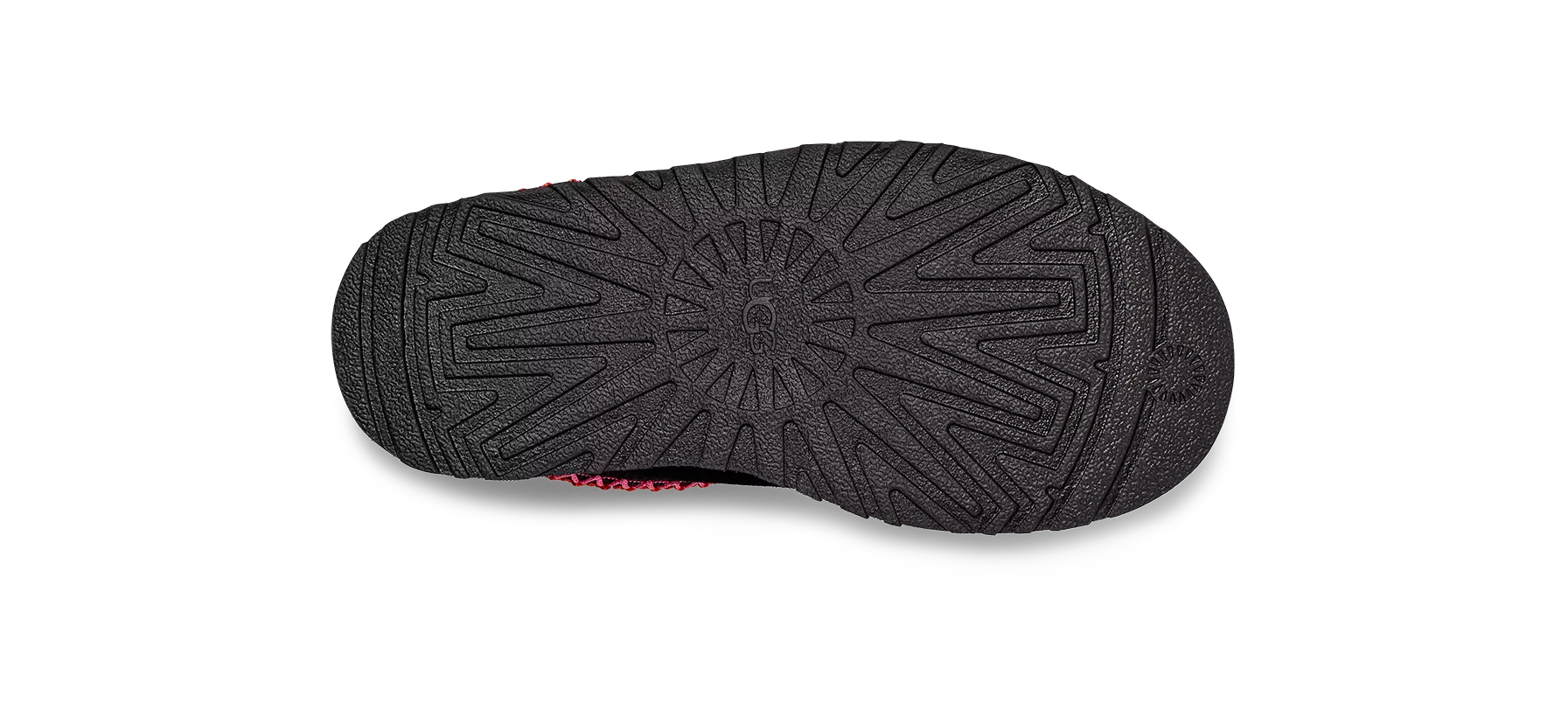 UGG Tazz "Black/Multi" Preschool Girls' Slipper - BLACK