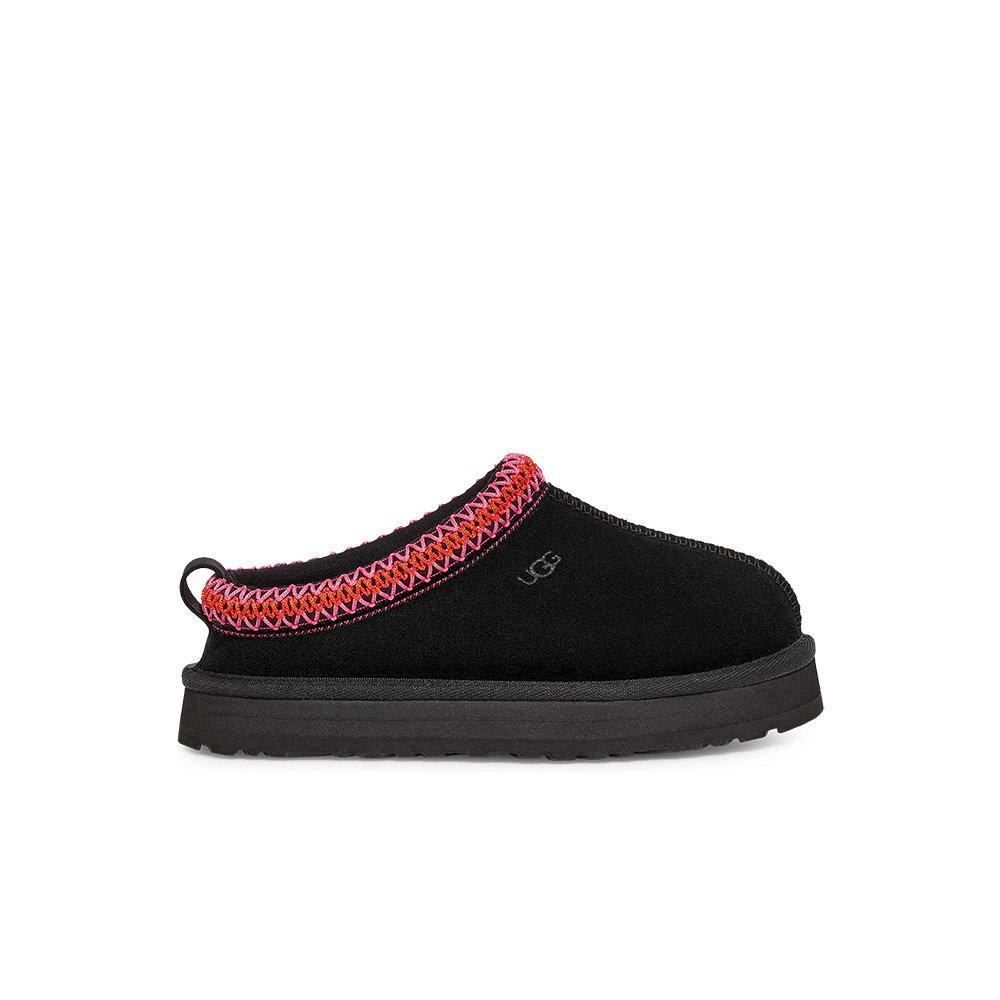 UGG Tazz "Black/Multi" Preschool Girls' Slipper - BLACK