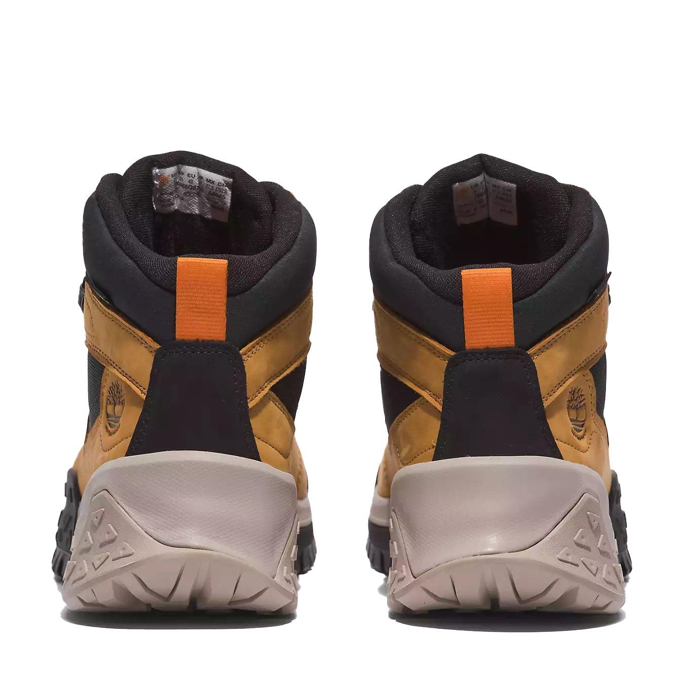 Timberland Motion Scramble Mid "Wheat" Men's Waterproof Boot - BROWN Thumbnail View 4