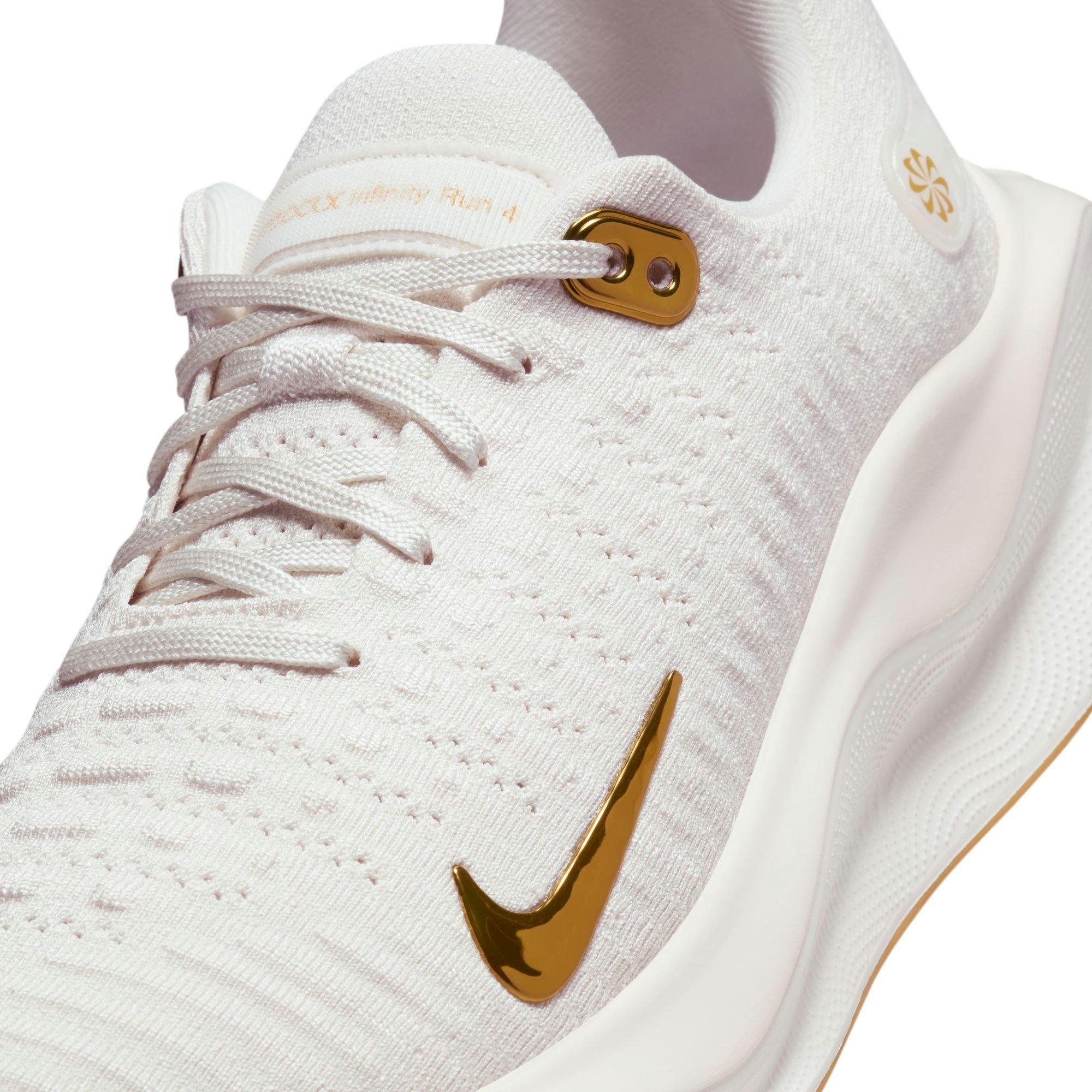 Nike InfinityRN 4 "Phantom/Metallic Gold/White" Women's Running Shoe - GOLD/WHITE Thumbnail View 6