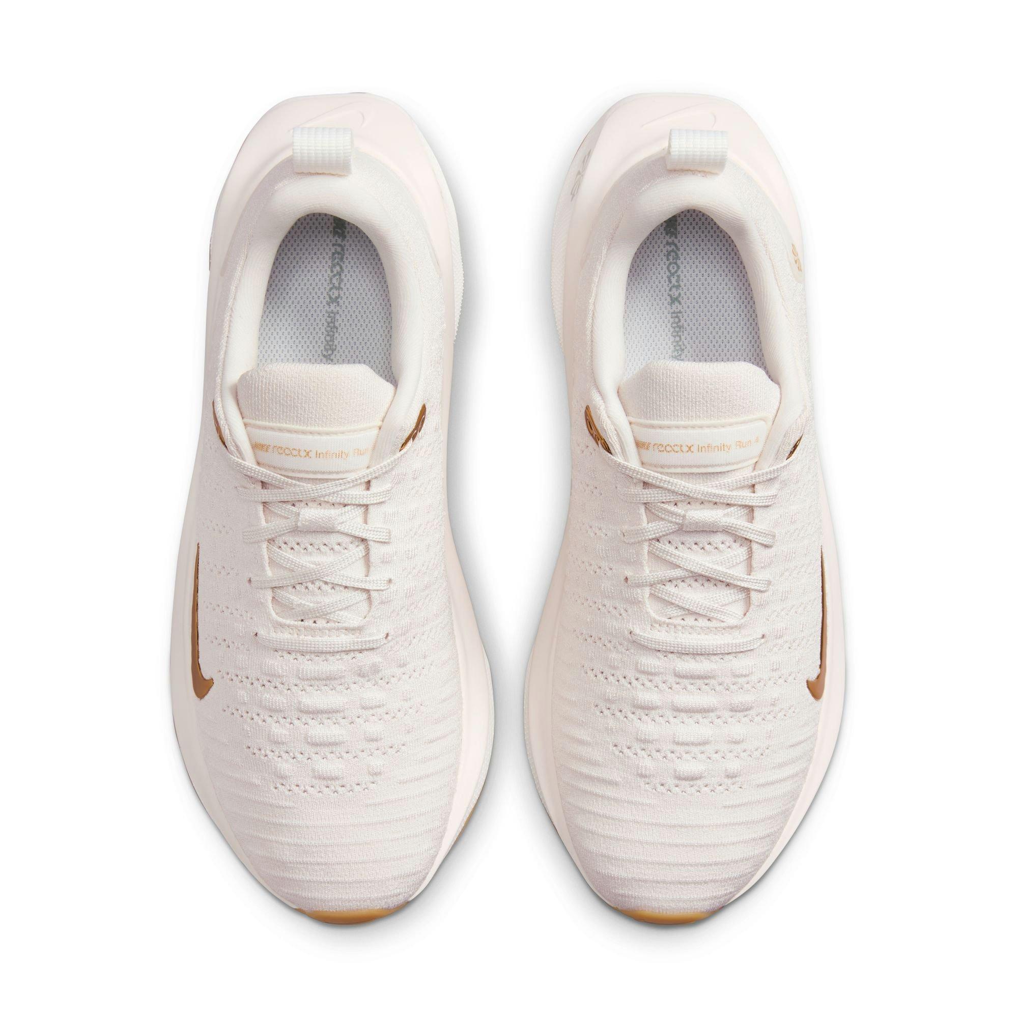 Nike InfinityRN 4 "Phantom/Metallic Gold/White" Women's Running Shoe - GOLD/WHITE Thumbnail View 9