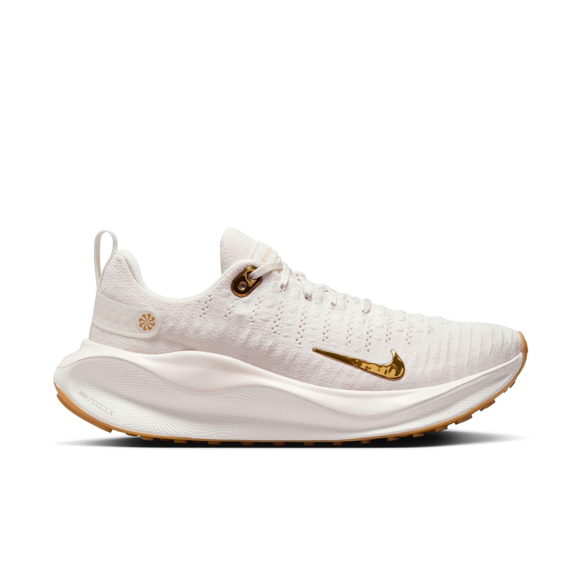 Nike InfinityRN 4 "Phantom/Metallic Gold/White" Women's Running Shoe - GOLD/WHITE Thumbnail View 1