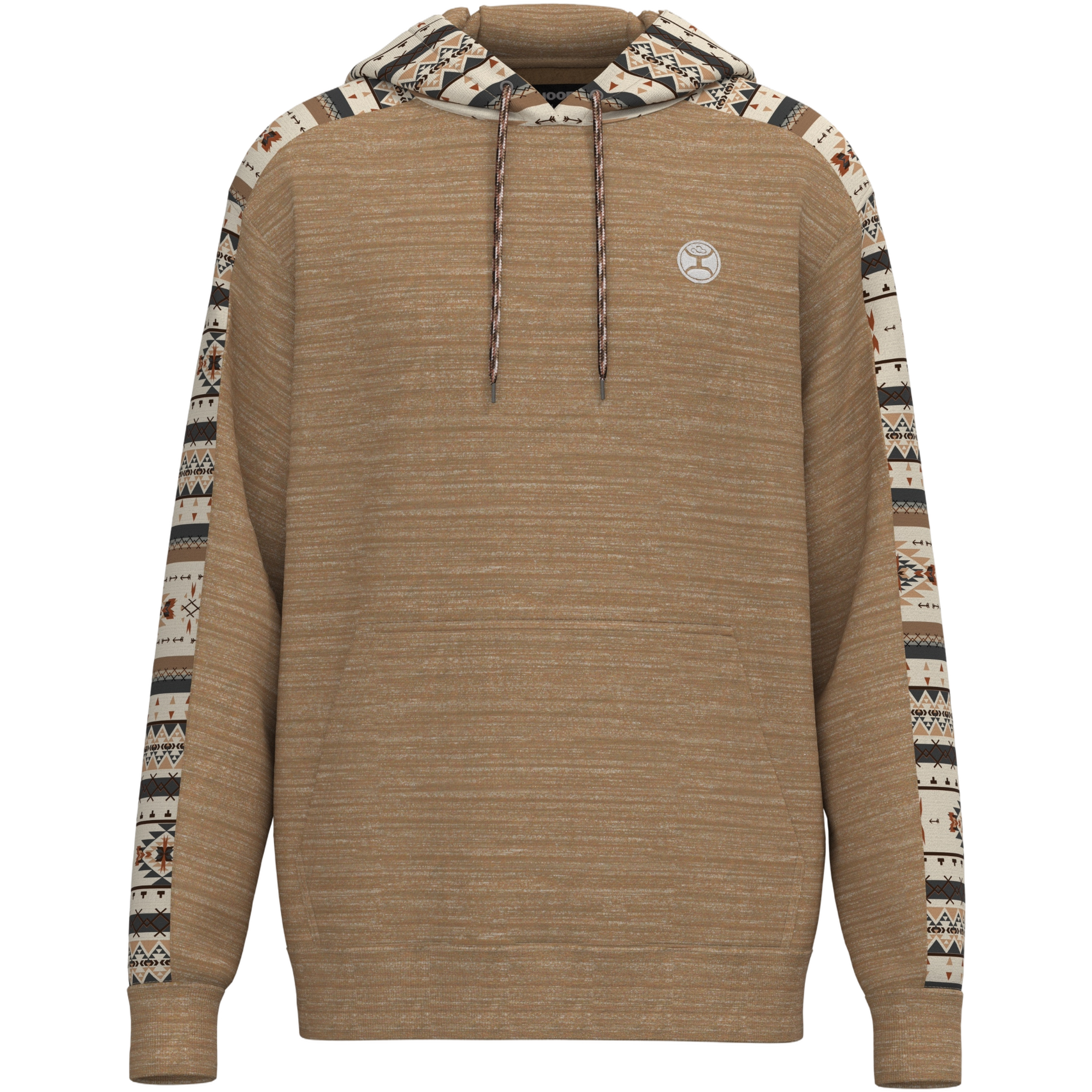 Hooey Men's The Canyon Aztec Hoodie - Brown - LT BROWN Thumbnail View 1