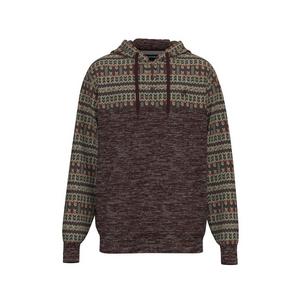 Hooey Men's Jimmy Aztec Hoodie - Maroon
