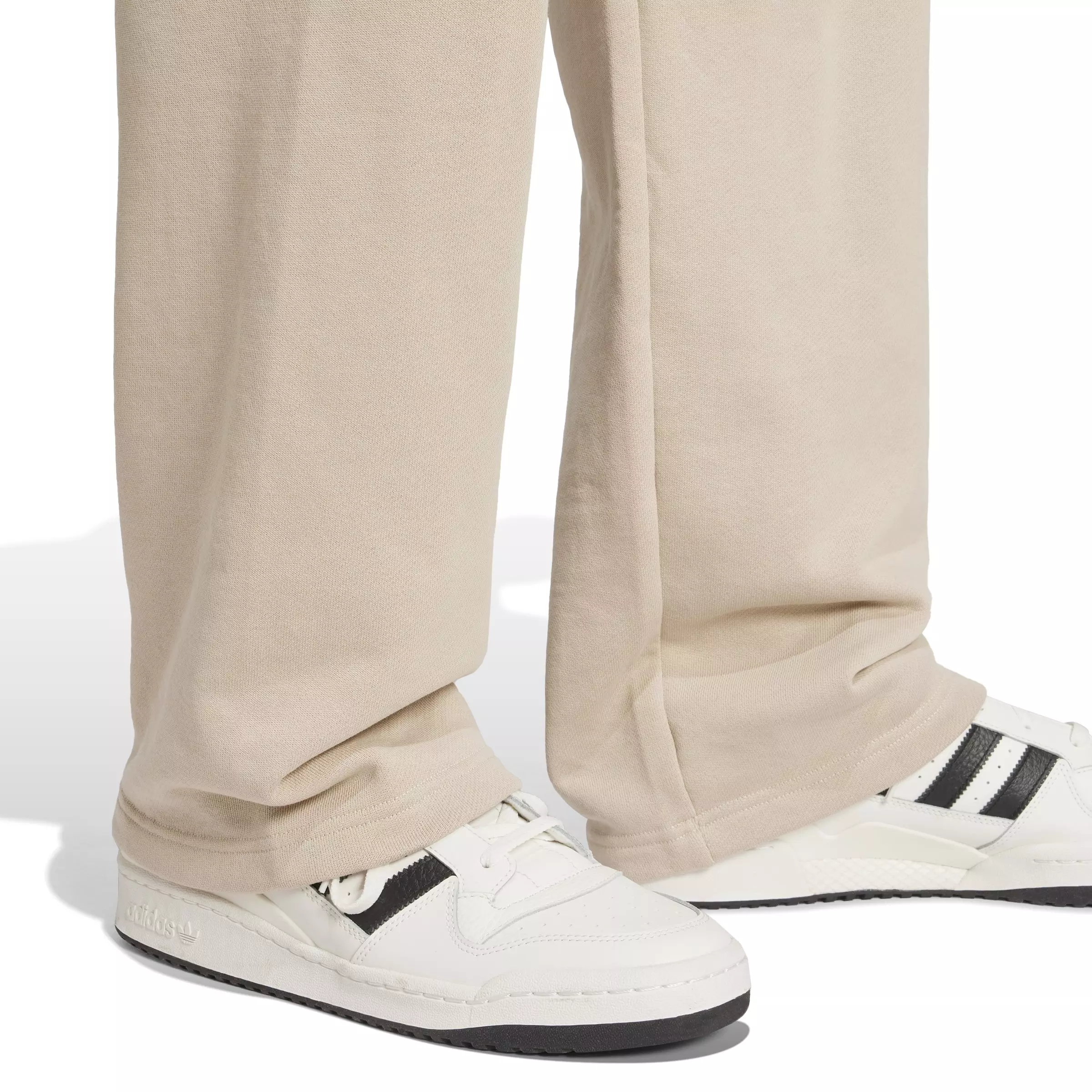 adidas Men's Outlined Trefoil Pants - BEIGE