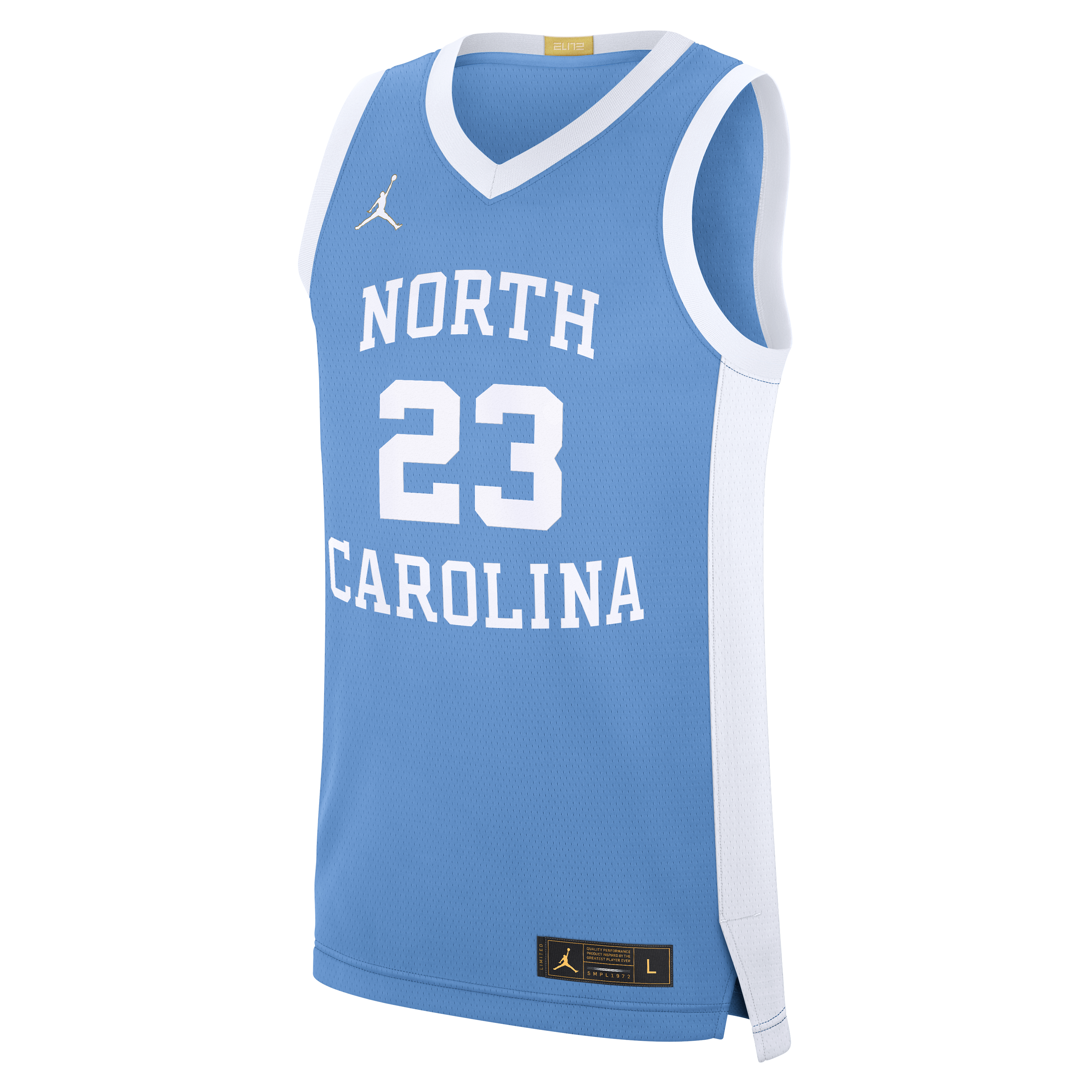 Jordan Men's UNC Tar Heels Jordan Limited Jersey-Light Blue - BLUE Thumbnail View 1