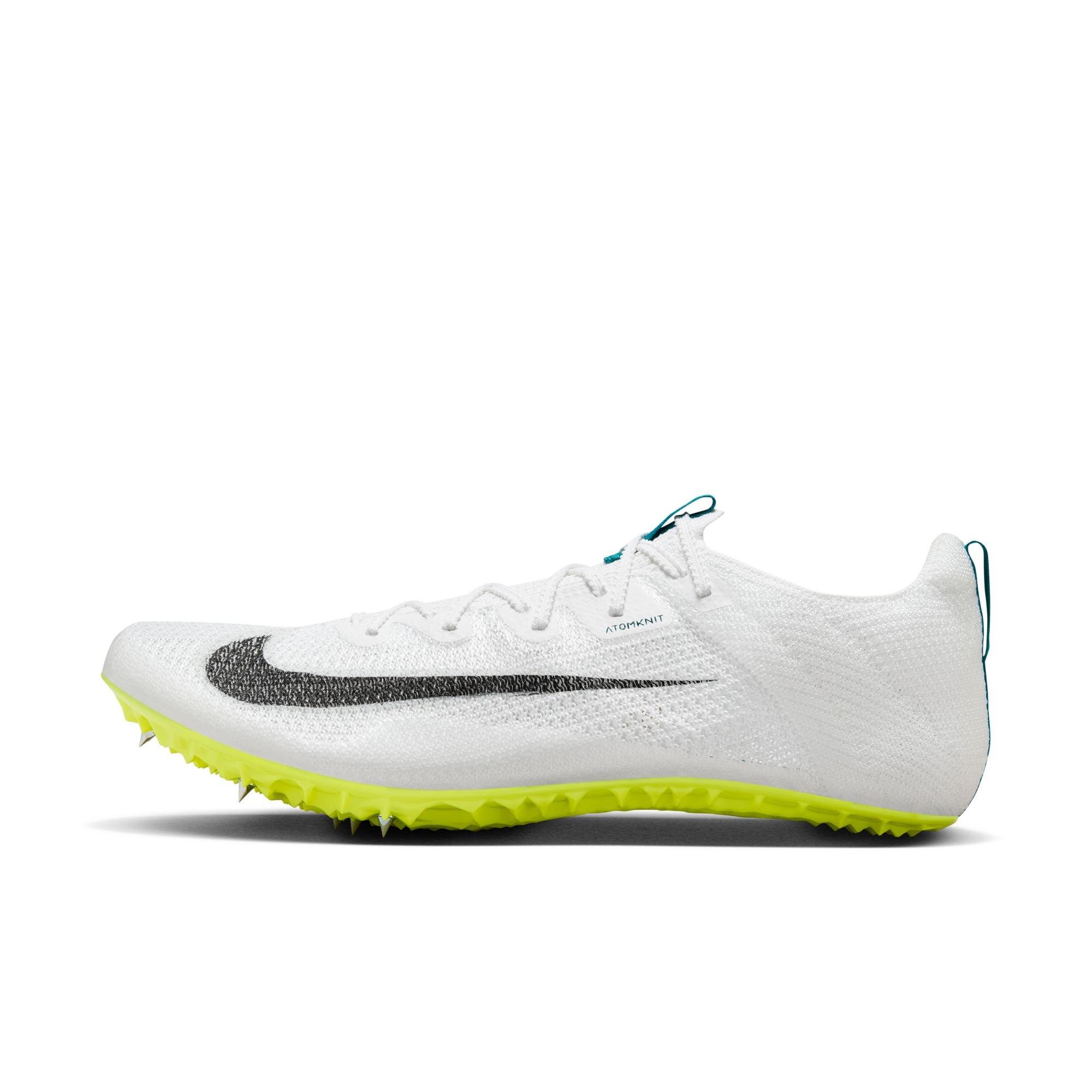 Nike Zoom Superfly Elite 2 "White/Electric Algae/Bright Spruce" Unisex Track Spike - WHITE/GREEN Thumbnail View 3