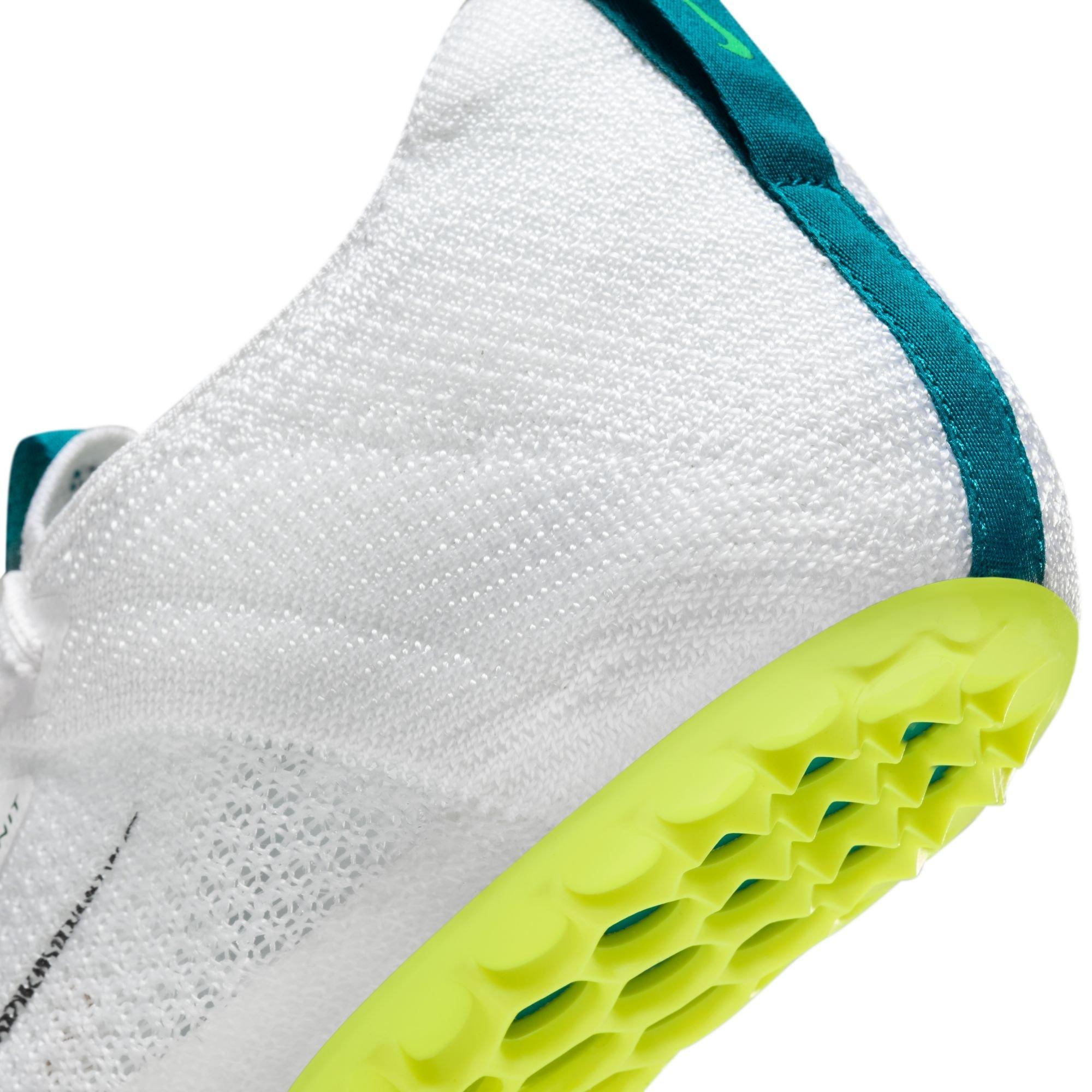 Nike Zoom Superfly Elite 2 "White/Electric Algae/Bright Spruce" Unisex Track Spike - WHITE/GREEN Thumbnail View 12