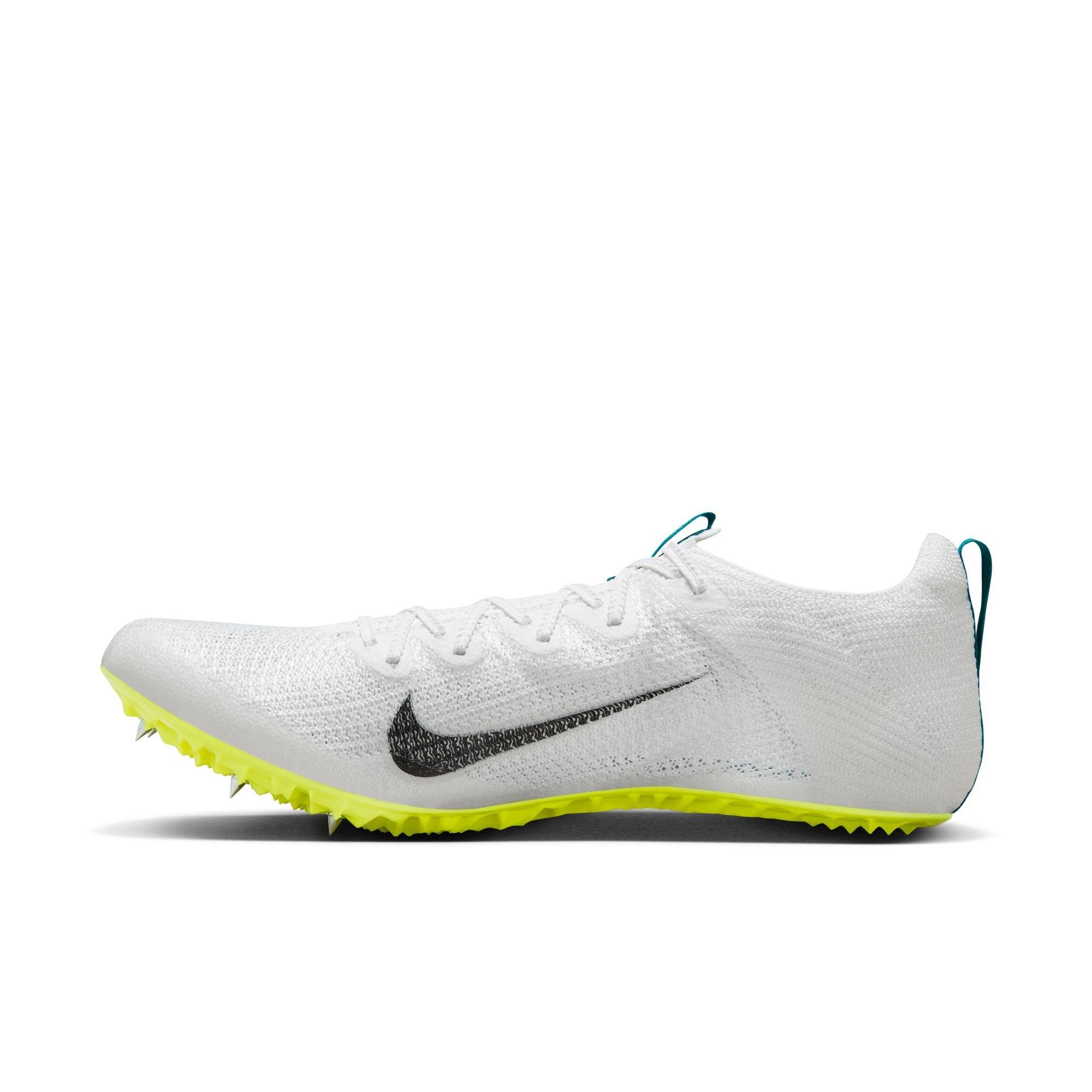 Nike Zoom Superfly Elite 2 "White/Electric Algae/Bright Spruce" Unisex Track Spike - WHITE/GREEN Thumbnail View 4