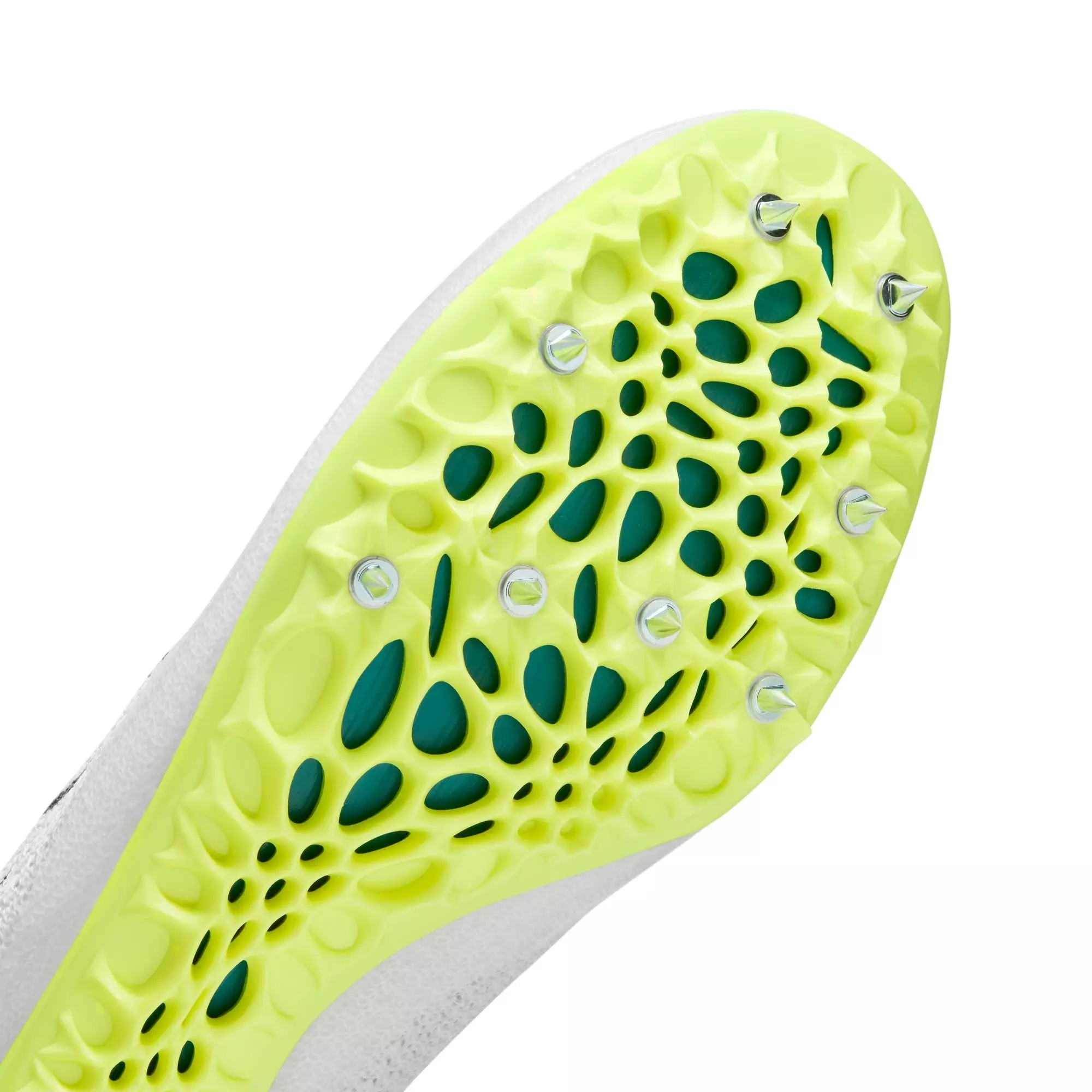 Nike Zoom Superfly Elite 2 "White/Electric Algae/Bright Spruce" Unisex Track Spike - WHITE/GREEN