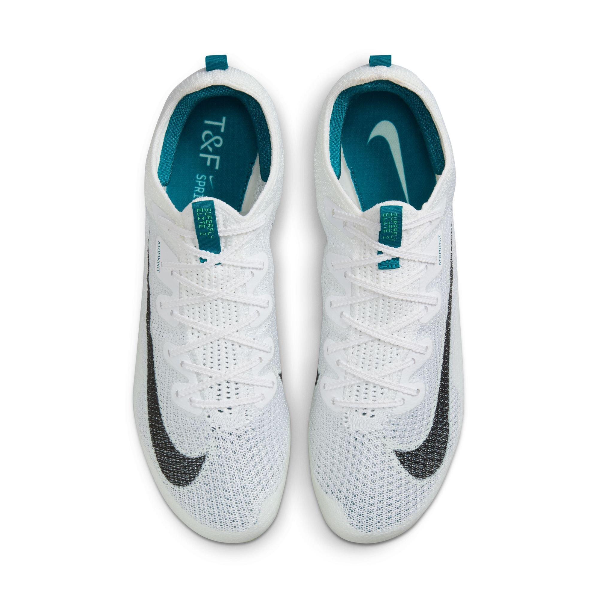 Nike Zoom Superfly Elite 2 "White/Electric Algae/Bright Spruce" Unisex Track Spike - WHITE/GREEN Thumbnail View 7