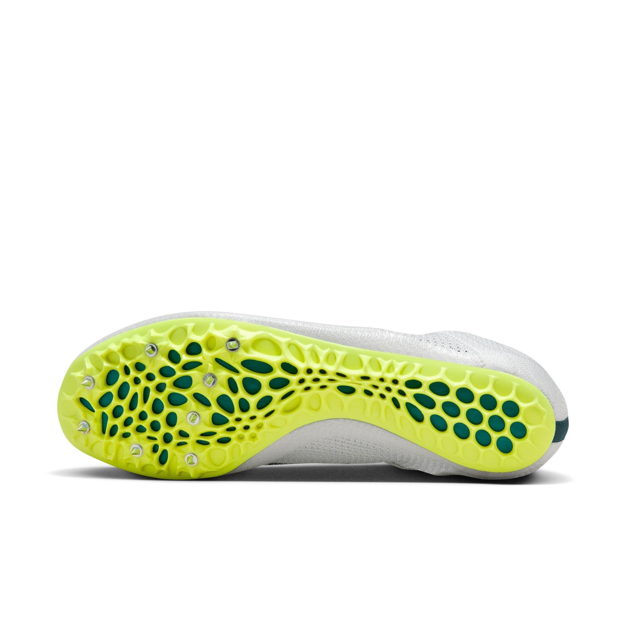 Nike Zoom Superfly Elite 2 "White/Electric Algae/Bright Spruce" Unisex Track Spike - WHITE/GREEN Thumbnail View 8