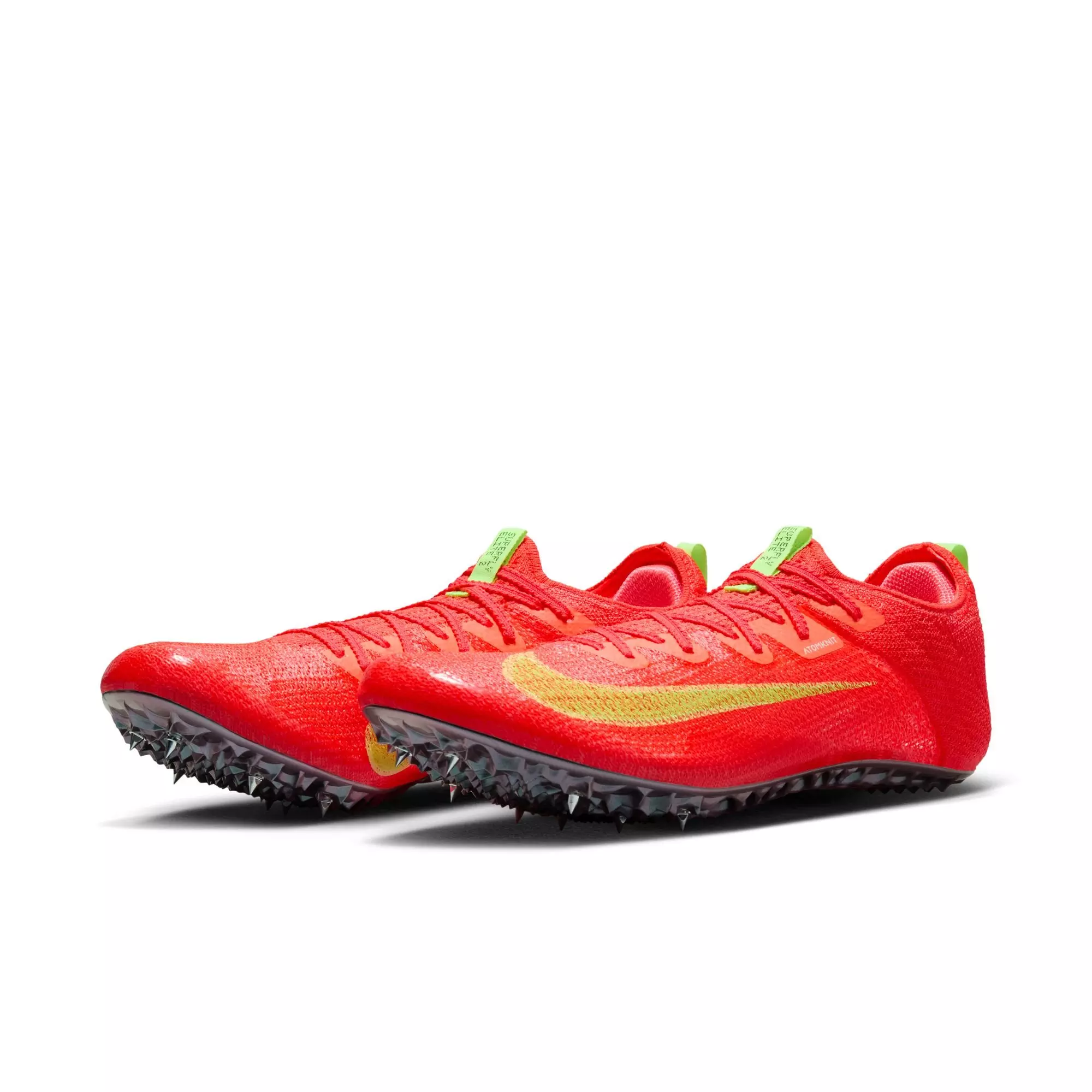Nike Zoom Superfly Elite 2 "Bright Crimson/Washed Coral/Lime Blast" Unisex Track Spike - PINK