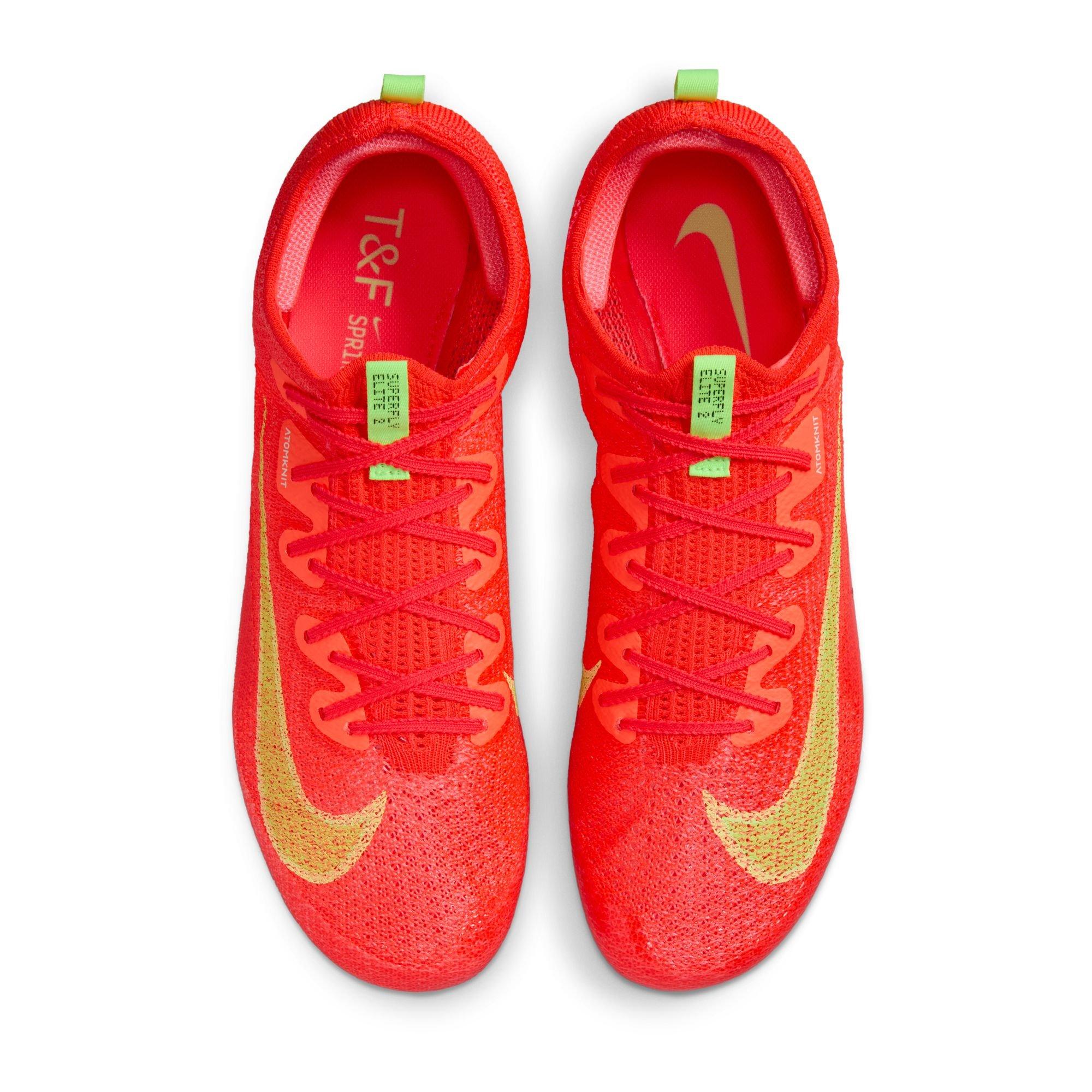 Nike Zoom Superfly Elite 2 "Bright Crimson/Washed Coral/Lime Blast" Unisex Track Spike - PINK Thumbnail View 6