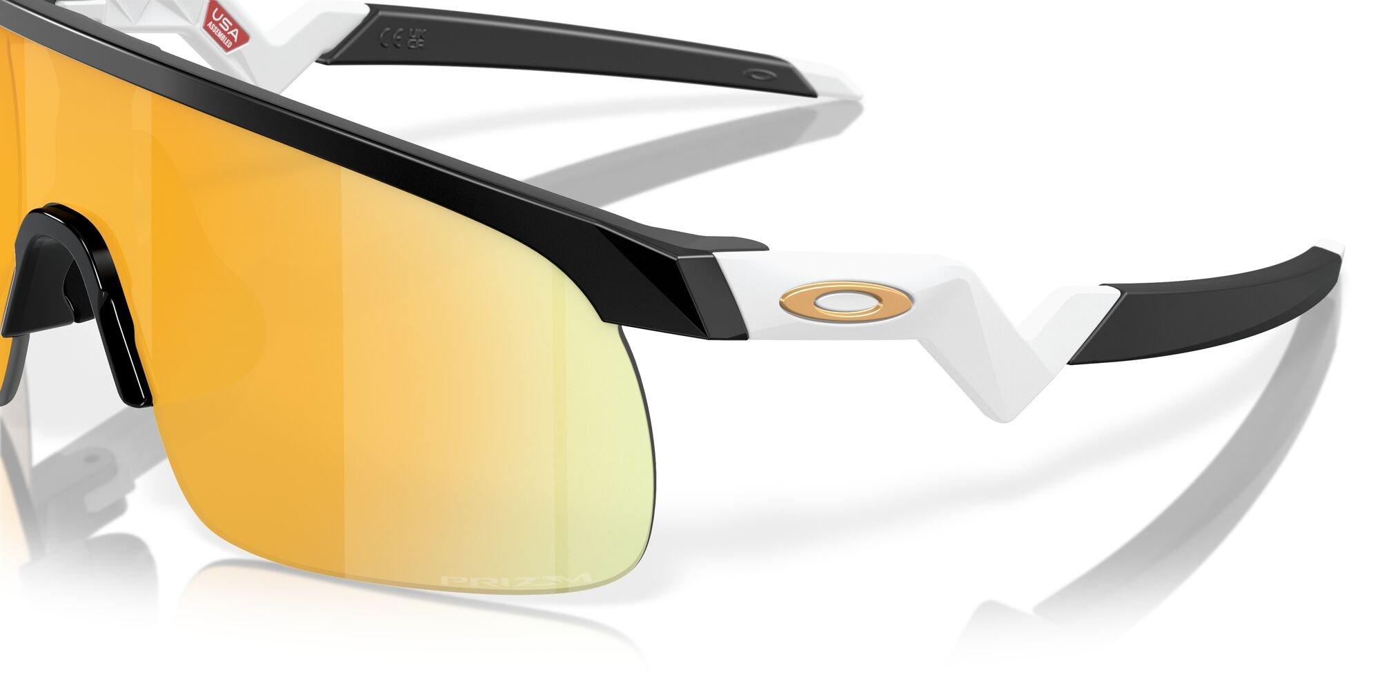 Oakley Resistor Youth Prizm Gold Sunglasses - Black