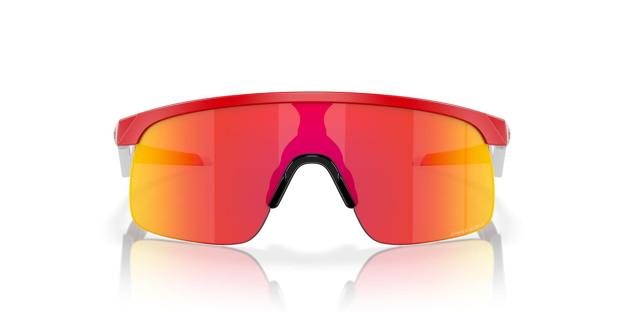 Oakley Resistor Sunglasses (Youth Fit) - Prizm Red Lenses and Red Frame