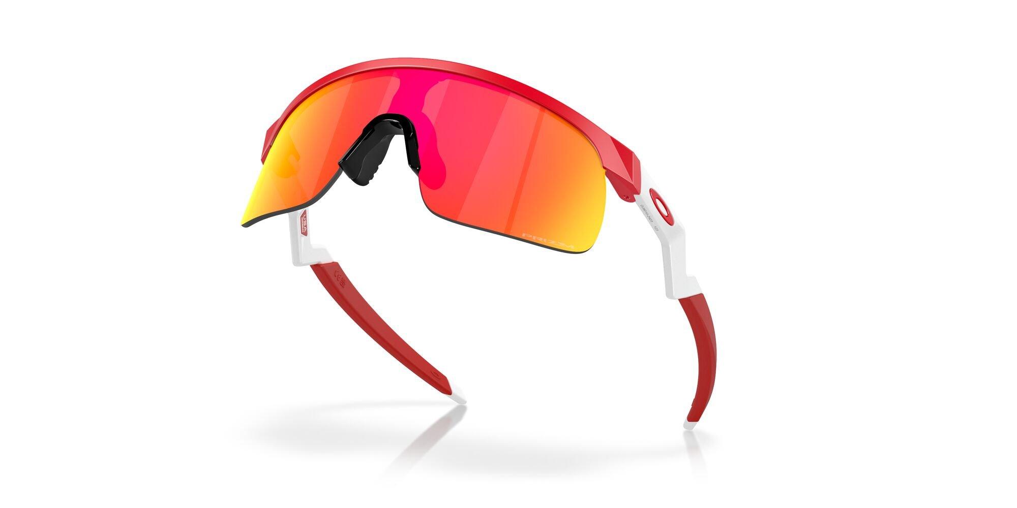 Oakley Resistor Sunglasses (Youth Fit) - Prizm Red Lenses and Red Frame