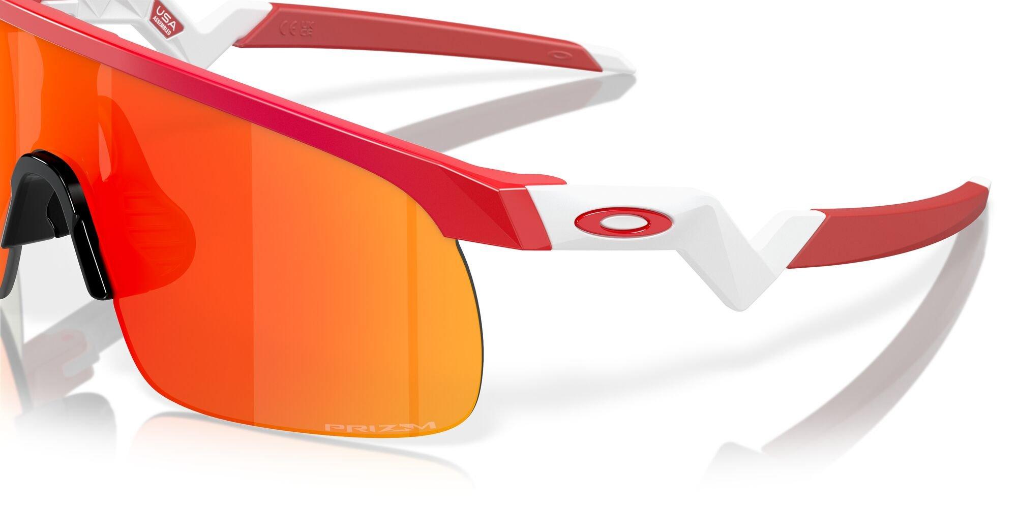 Oakley Resistor Sunglasses (Youth Fit) - Prizm Red Lenses and Red Frame