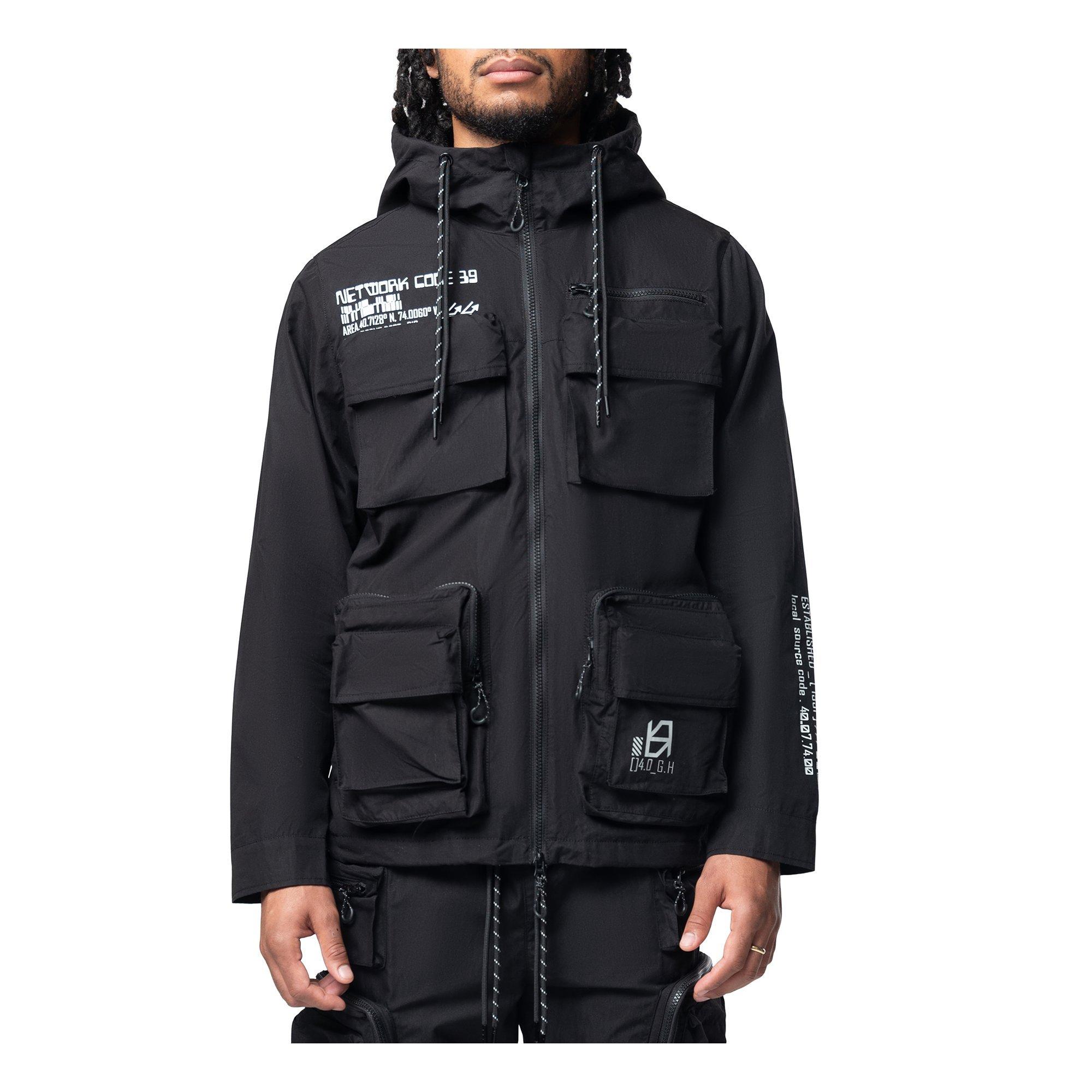 Grindhouse Utility Men's Black Nylon Jacket