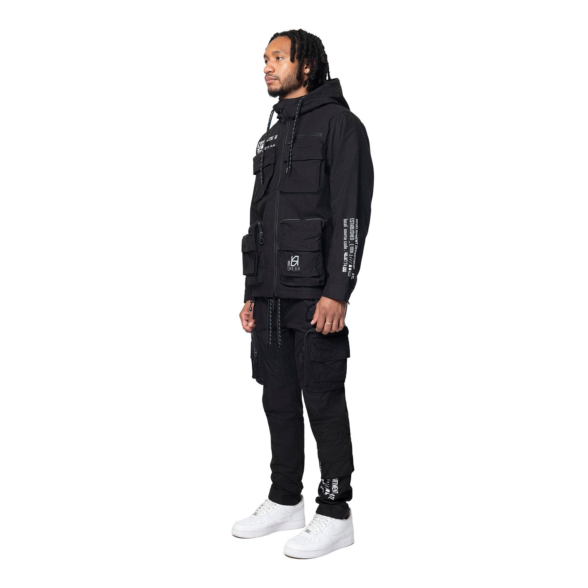 Grindhouse Utility Men's Black Nylon Jacket